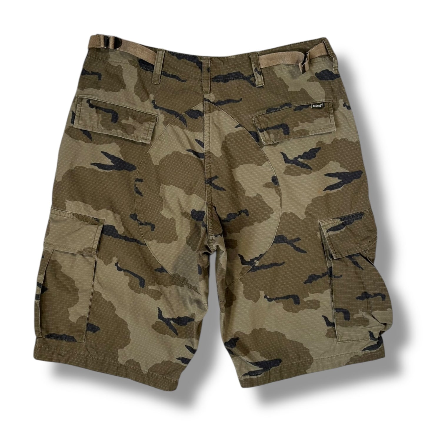 Stussy 00’s Cargo Camo Shorts 32W
