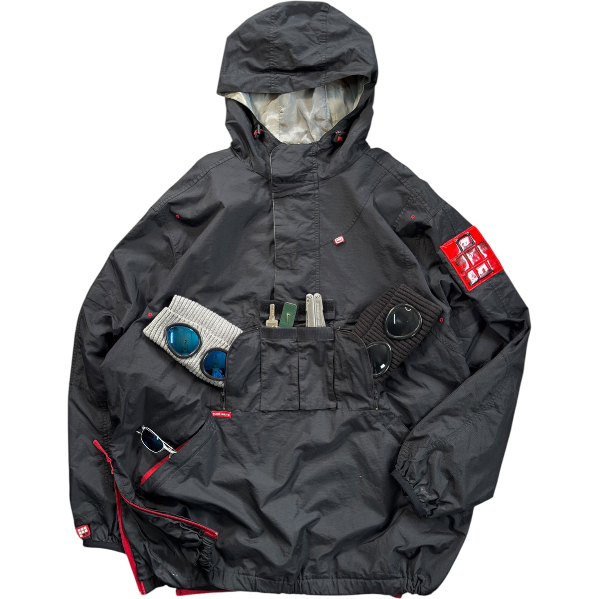 Ecko 00’s Multipocket Half Zip Anorak Jacket XXL