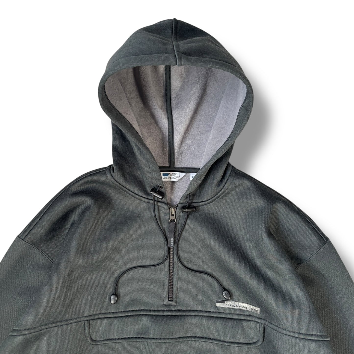 Levi’s All-Duty Patch Pocket Quarter Zip Hoodie XL