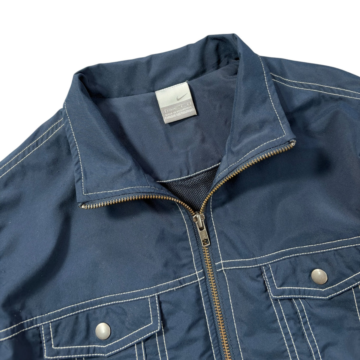 Nike 00’s Contrast Stitch Cropped Jacket S