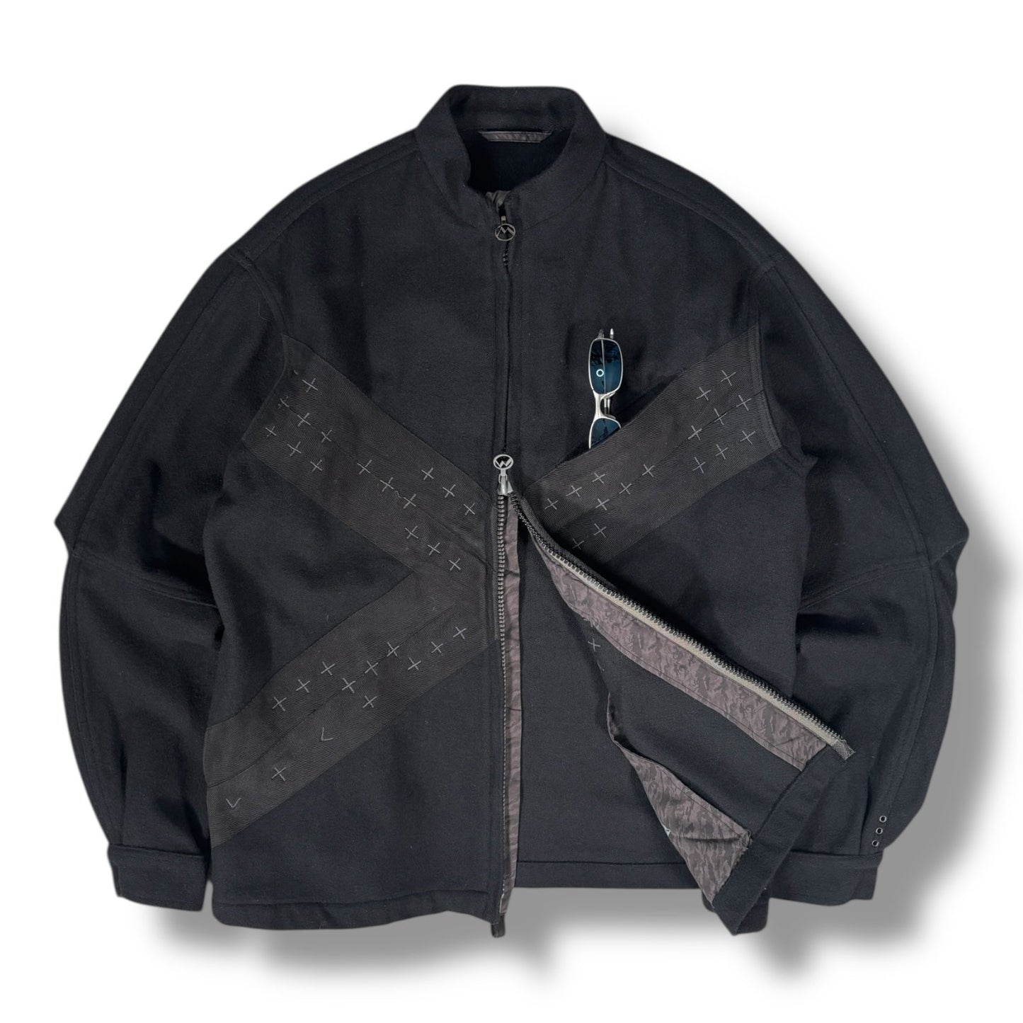 Maharishi Web Maosim Wool Bomber Jacket Large