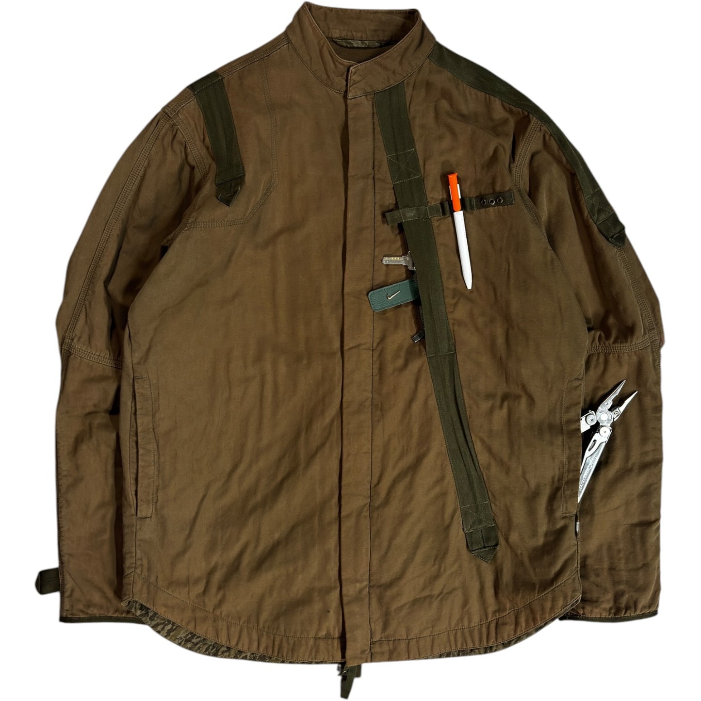 Maharishi 00's Dual Zip Military Cotton Jacket L