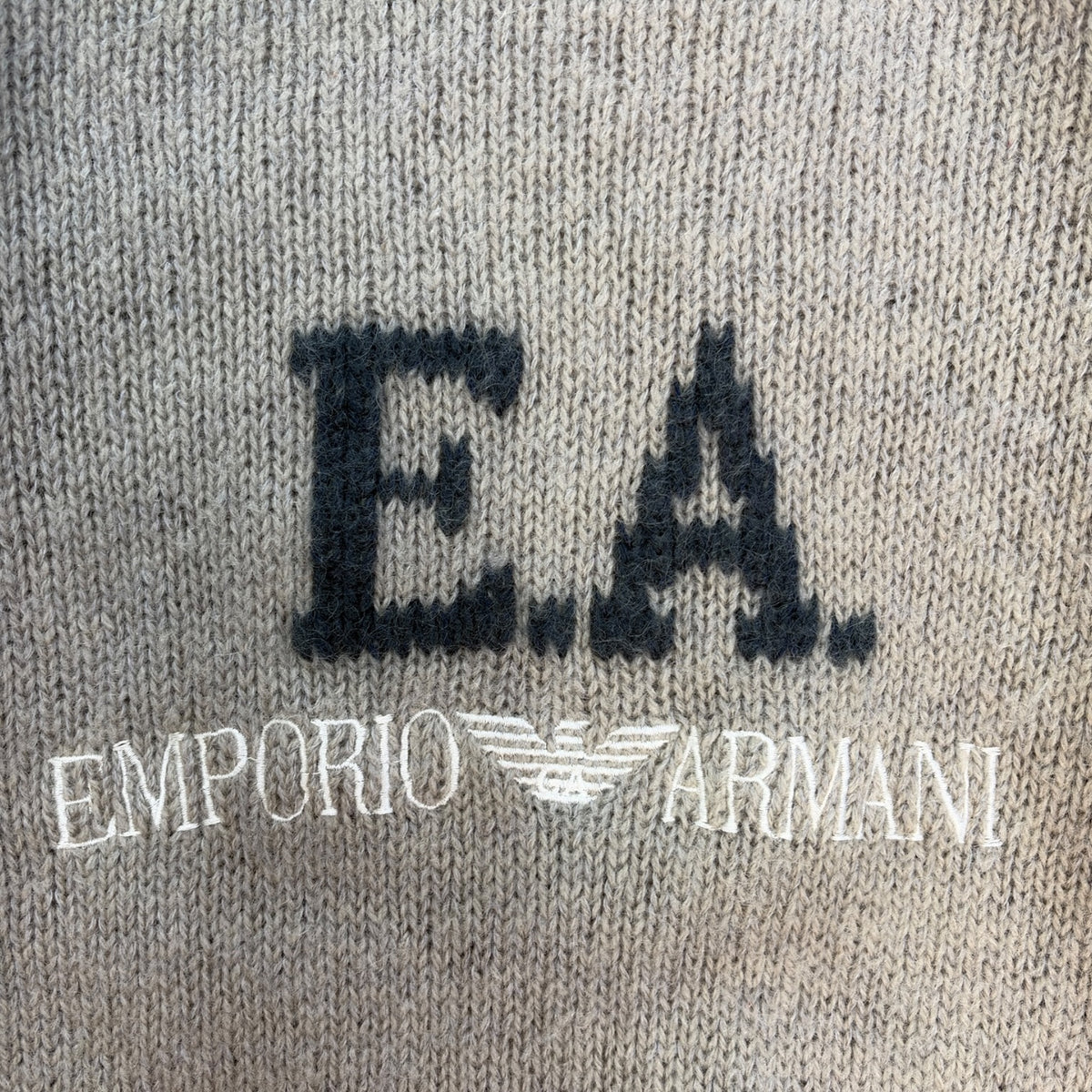 Armani 90’s Shetland/ Lana Wool Knit Jumper S