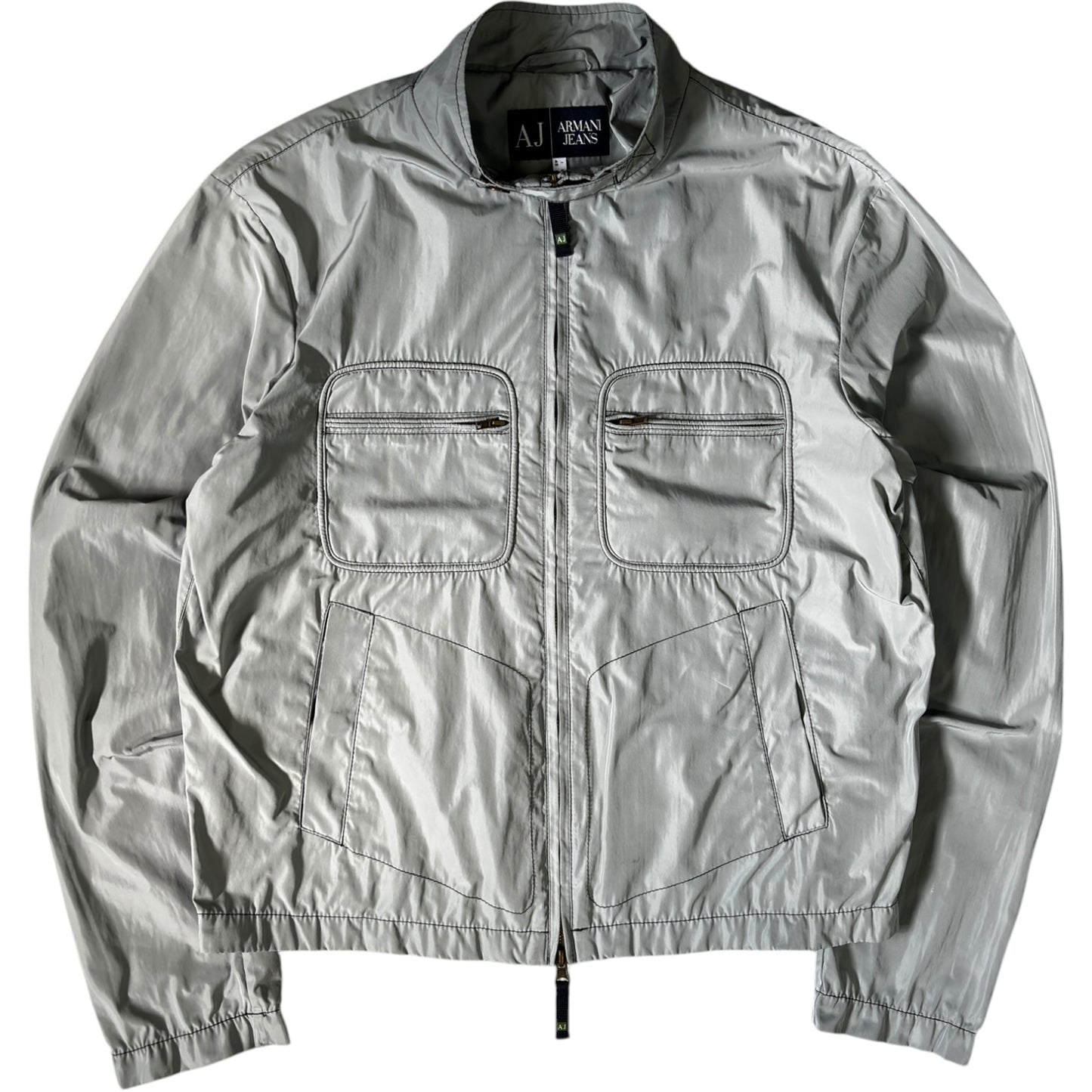 Armani Jeans 00's Cropped Multipocket Jacket M
