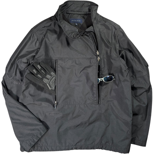 Tommy Hilfiger 00’s Asymmetrical Zip Fleece Lined Jacket S