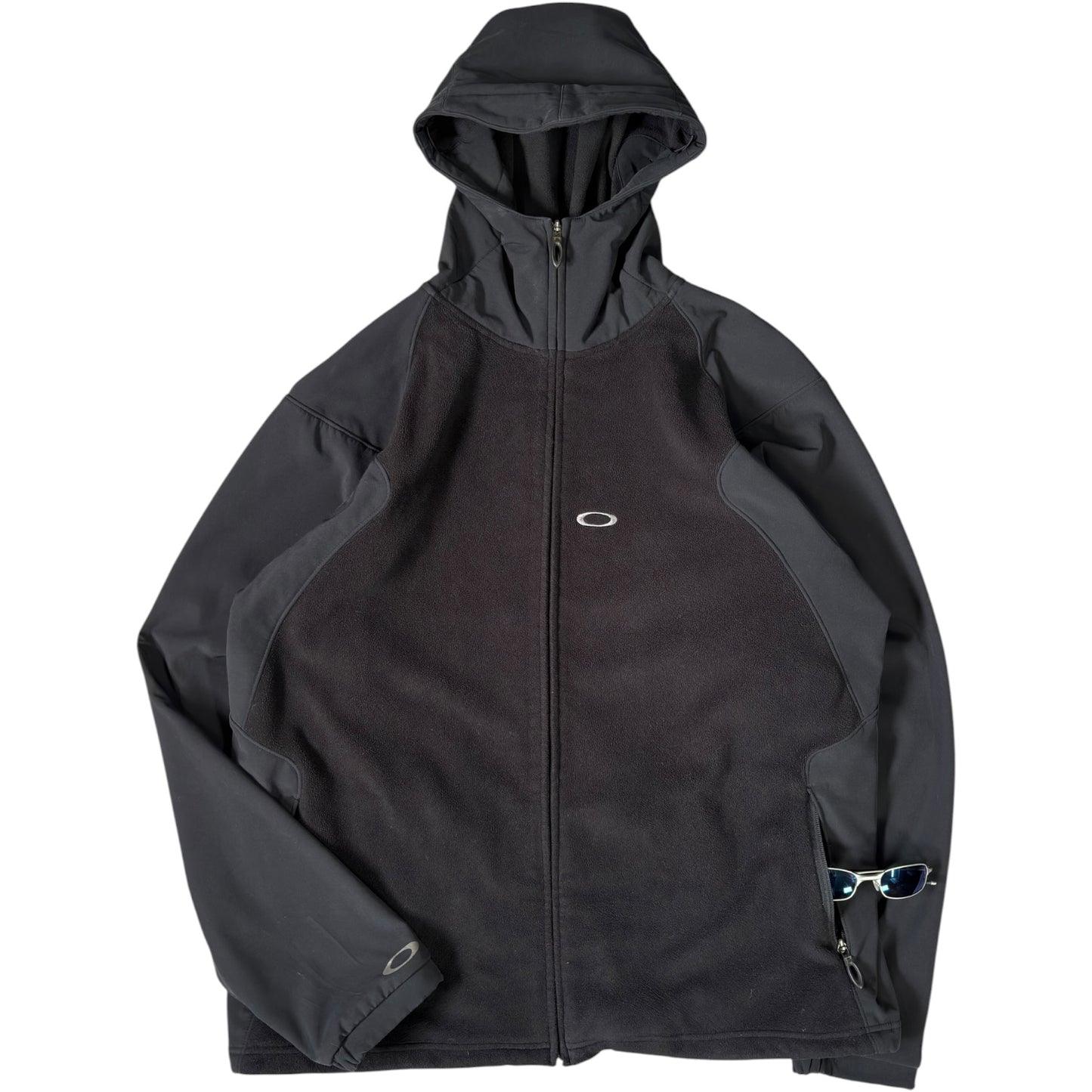 Oakley 2006 Two Tone Hooded Fleece Jacket XL