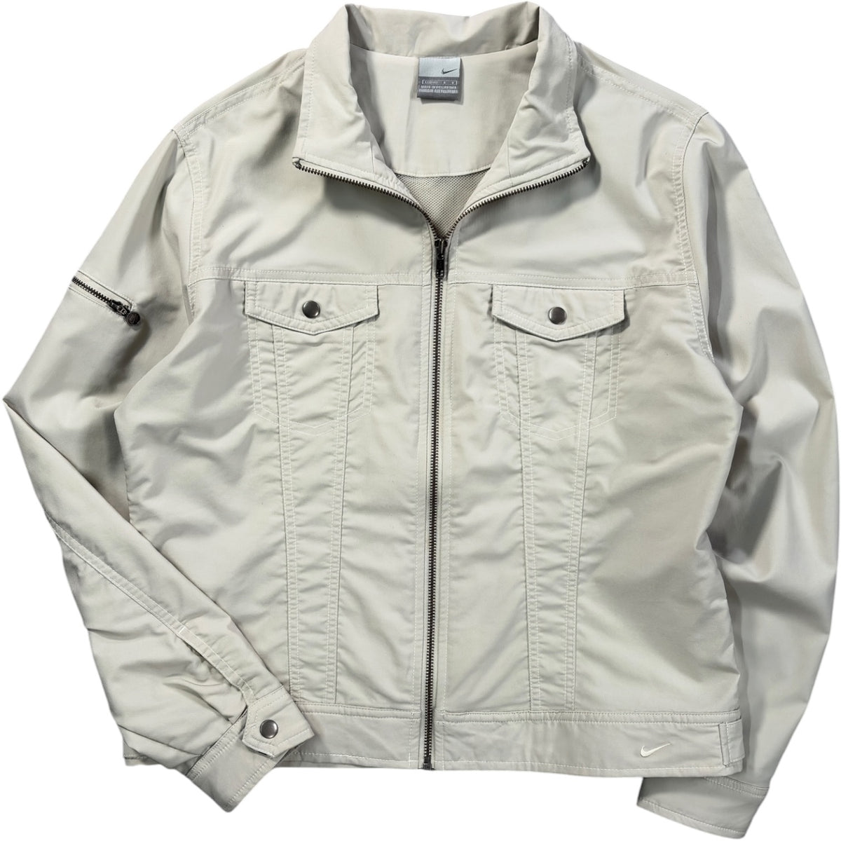 Nike 00’s Contrast Stitch Cropped Jacket S