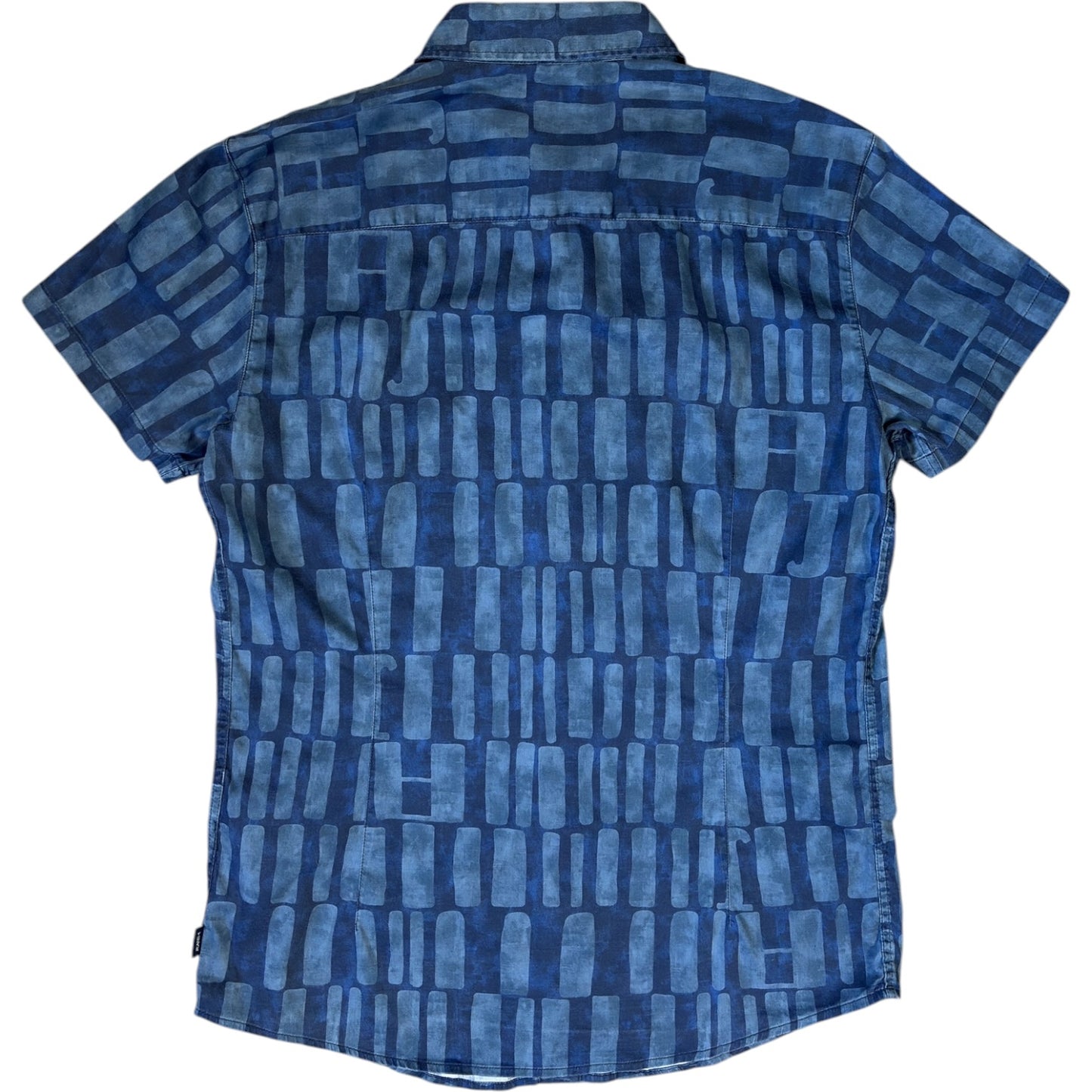 Armani Jeans 00’s All Over Print Short Sleeve Shirt M