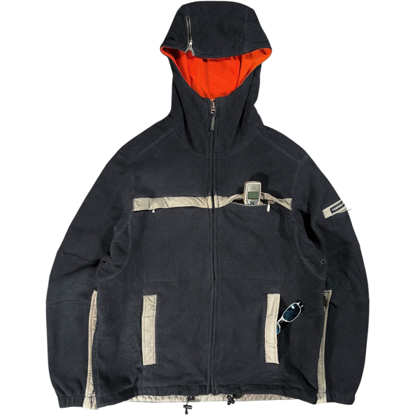 Tommy Hilfiger 00’s Panelled Fleece Jacket L