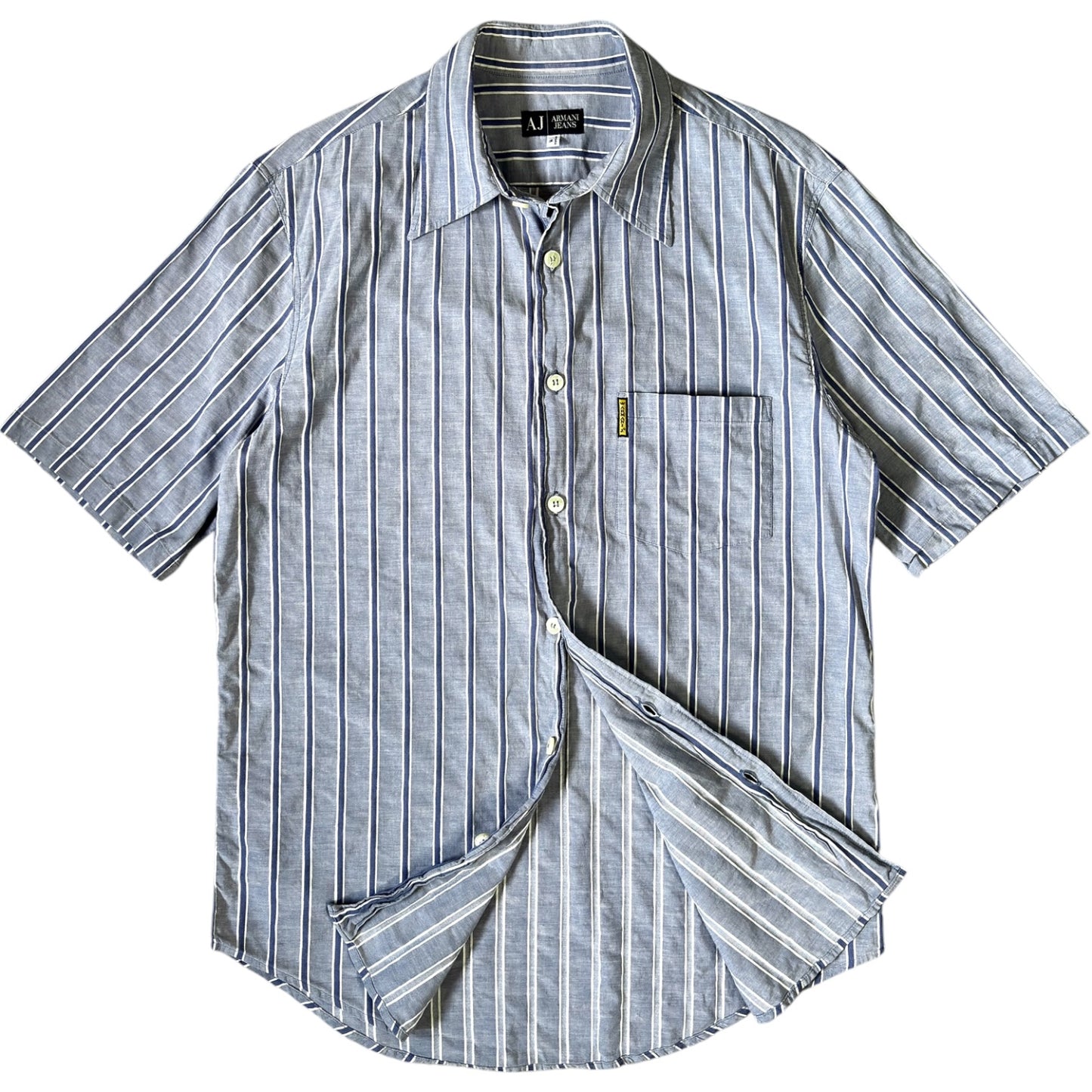 Armani Jeans 00’s Hemp Short Sleeve Shirt M
