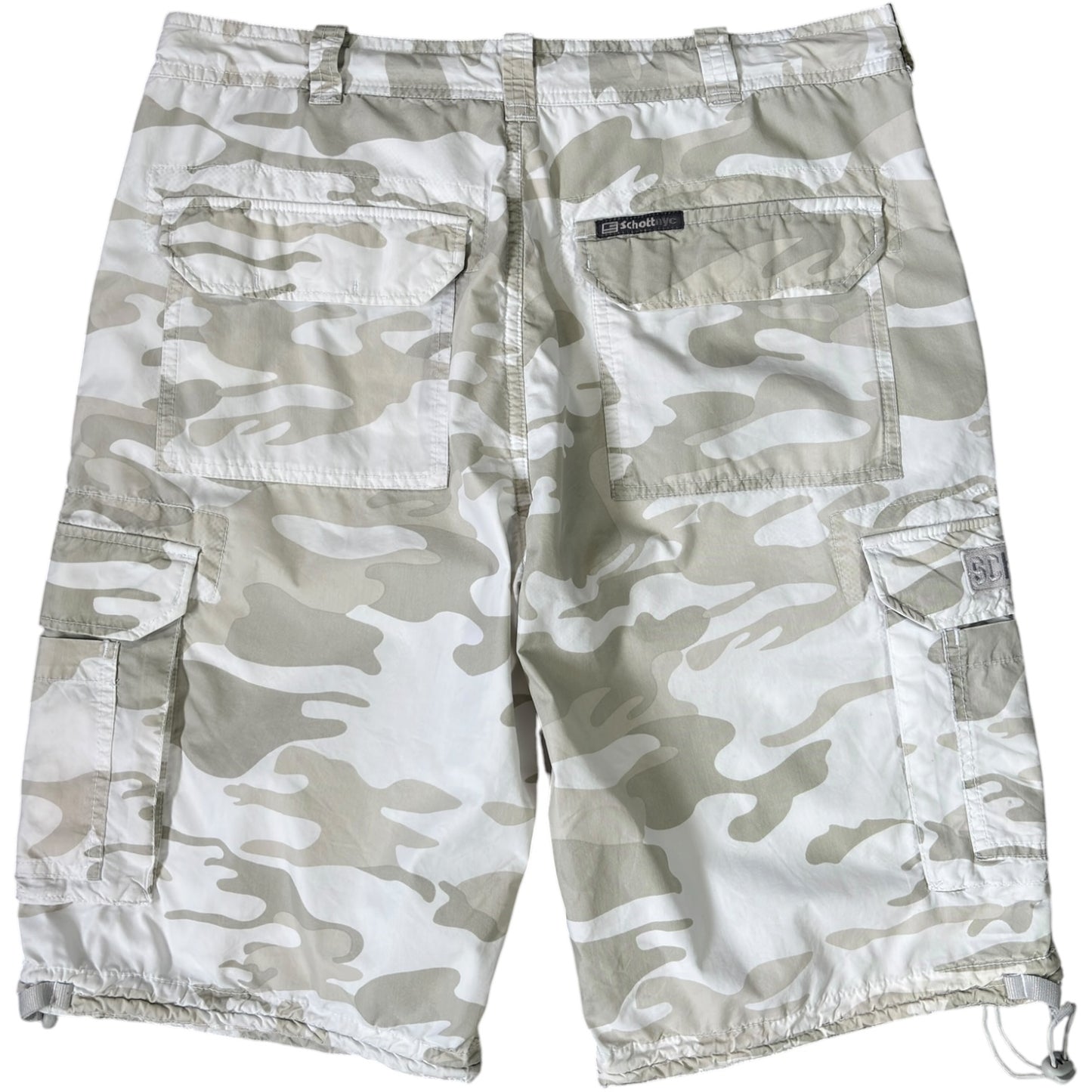 Schott NYC 00’s Camo Cargo Shorts W32