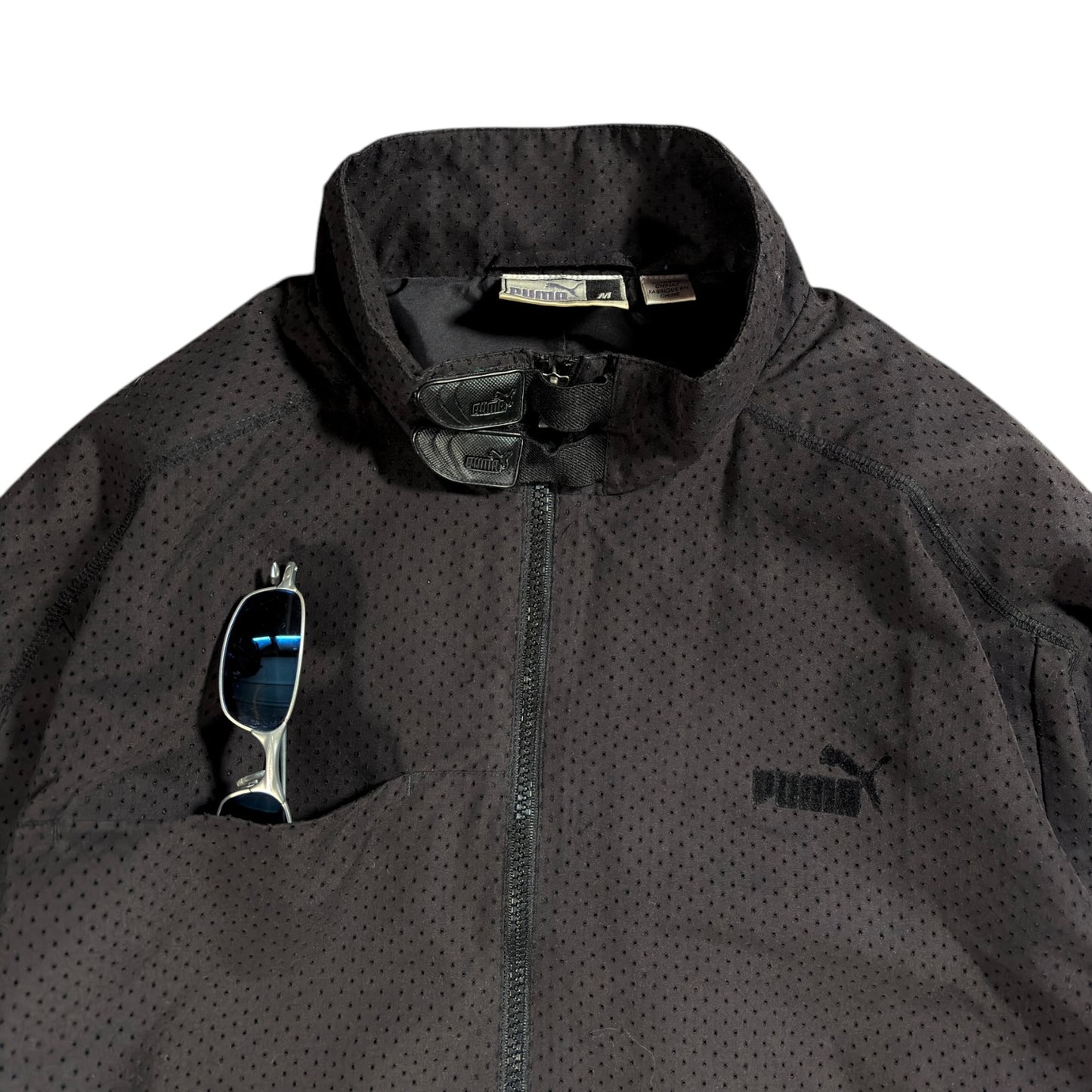 Puma Mostro 2004 Black Technical Perforated Jacket XL