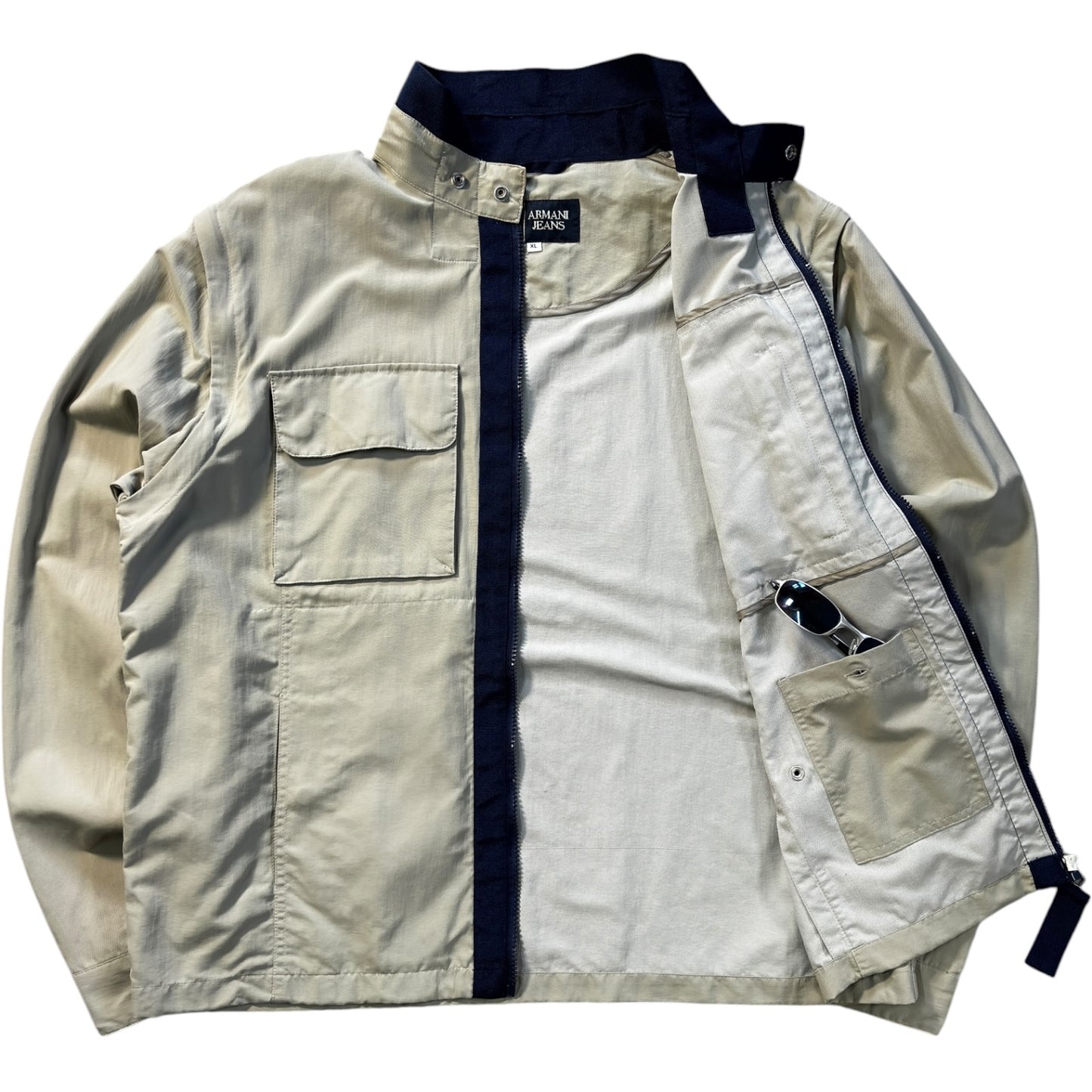 Armani Jeans 00’s Convertible Multipocket Jacket XL