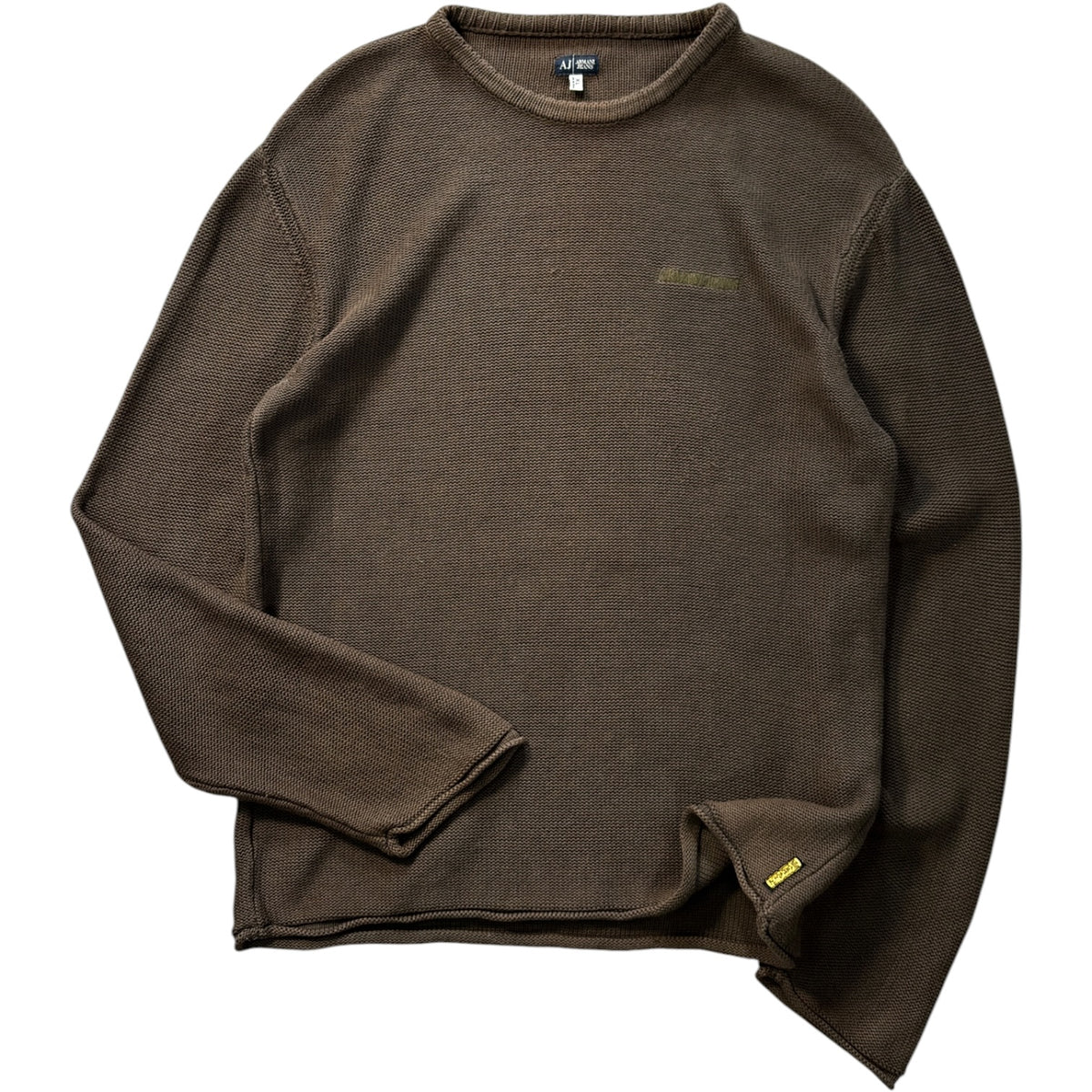 Armani Jeans 00’s Heavy Cotton Knit Jumper XL