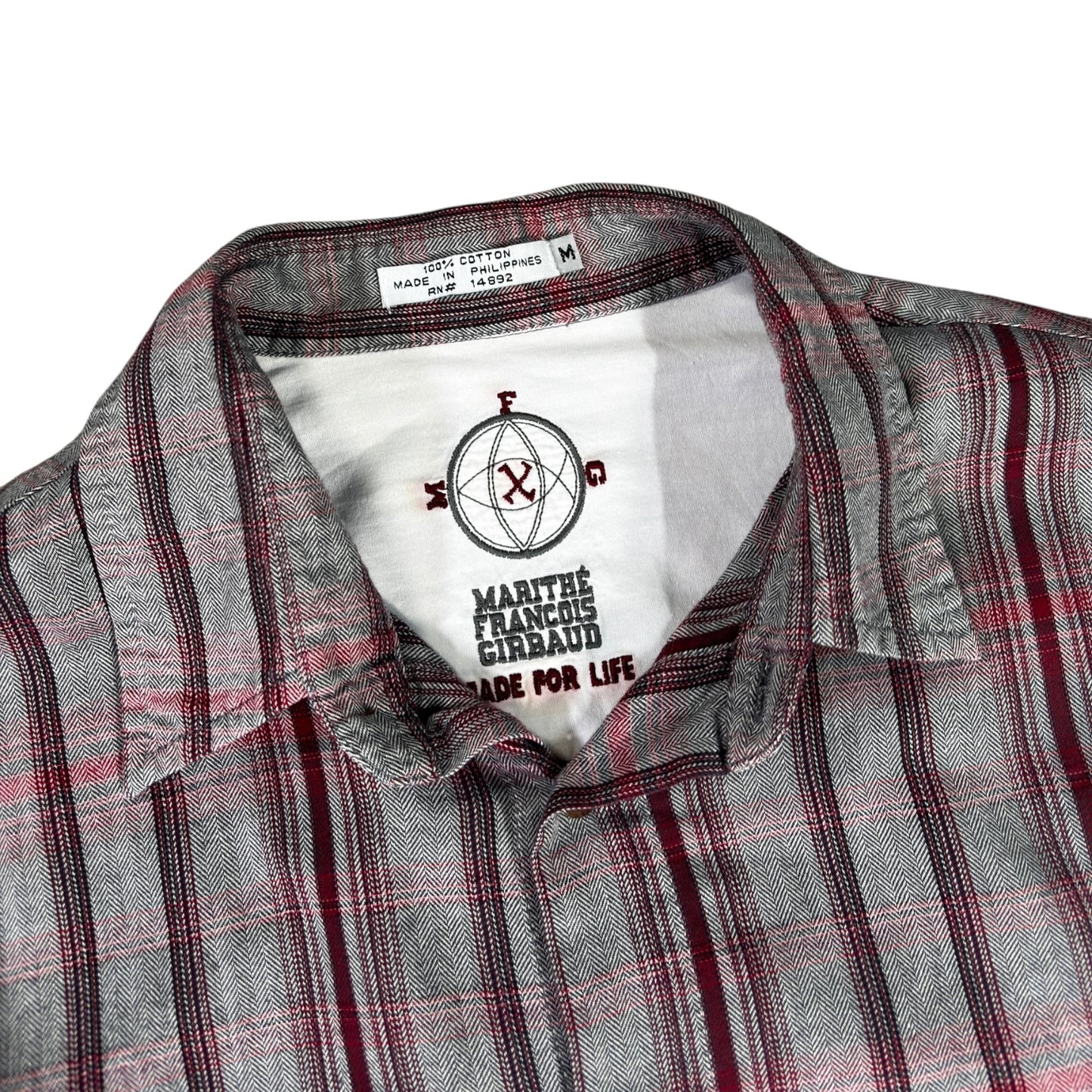Marithé + François Girbaud Herringbone Cotton Shirt XL