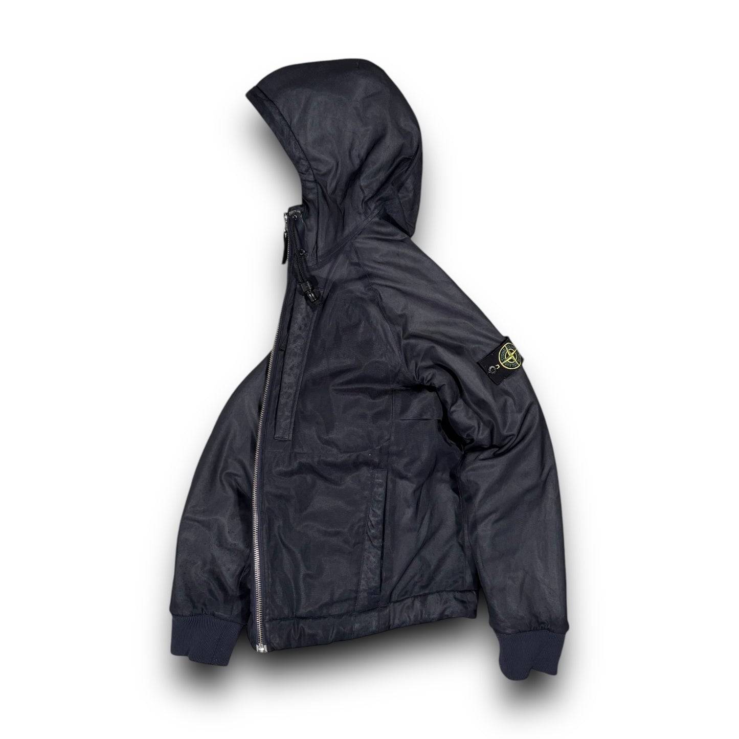 Stone Island 2009 Dark Navy Thick Nylon Membrana Jacket Medium