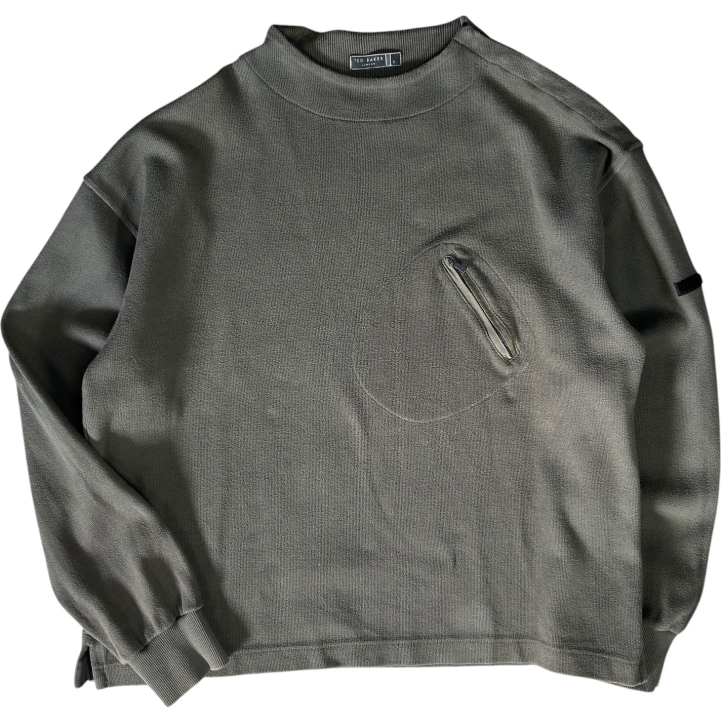 Ted Baker 00's Chest Pocket Sweatshirt XL