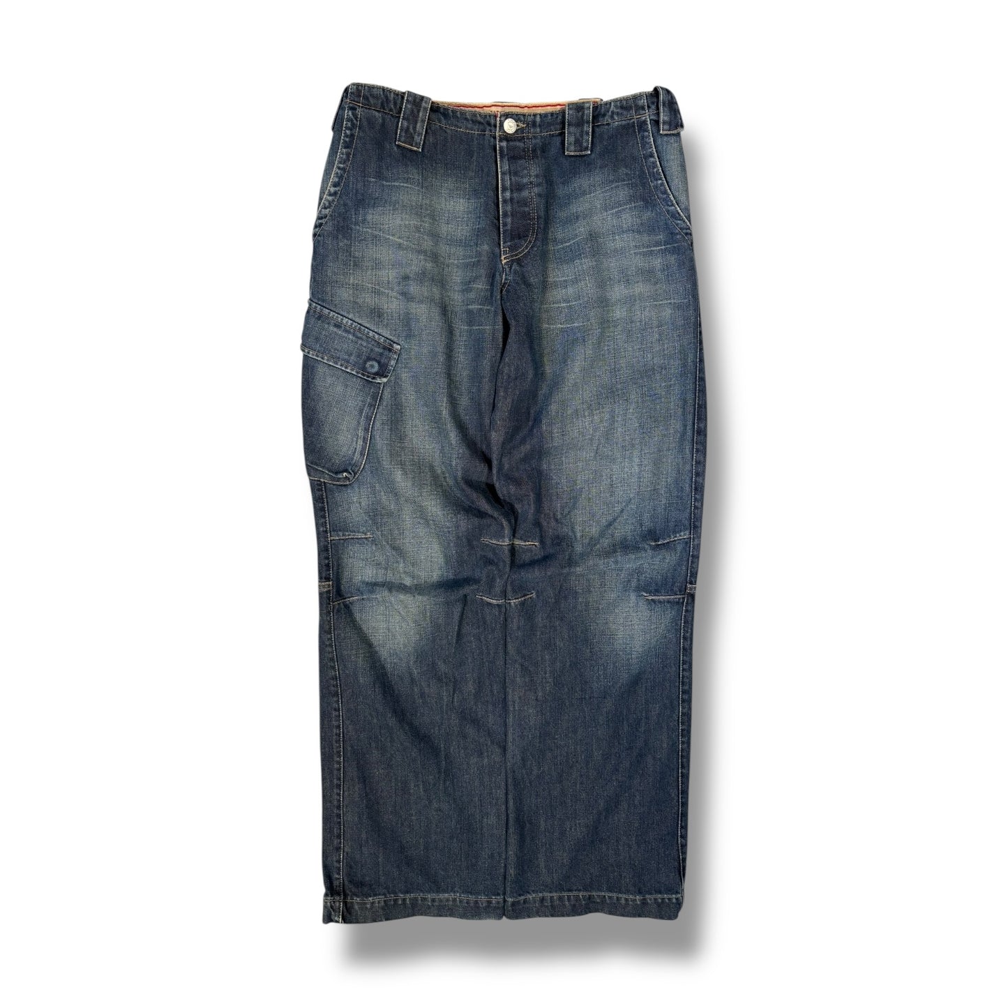 Armani Jeans 00’s Denim Cargo Trousers W34