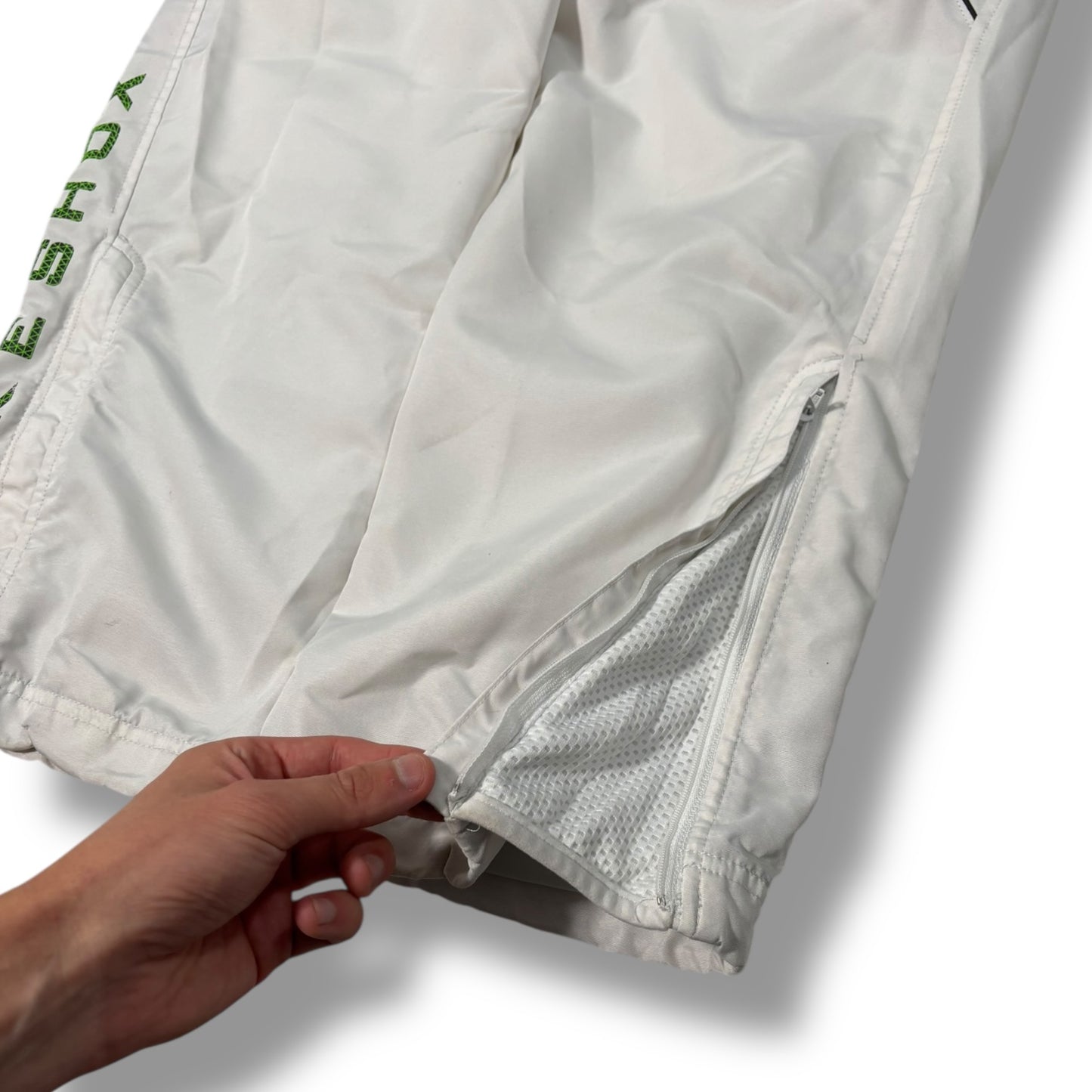 Nike Shox 00’s White Track Pants Small