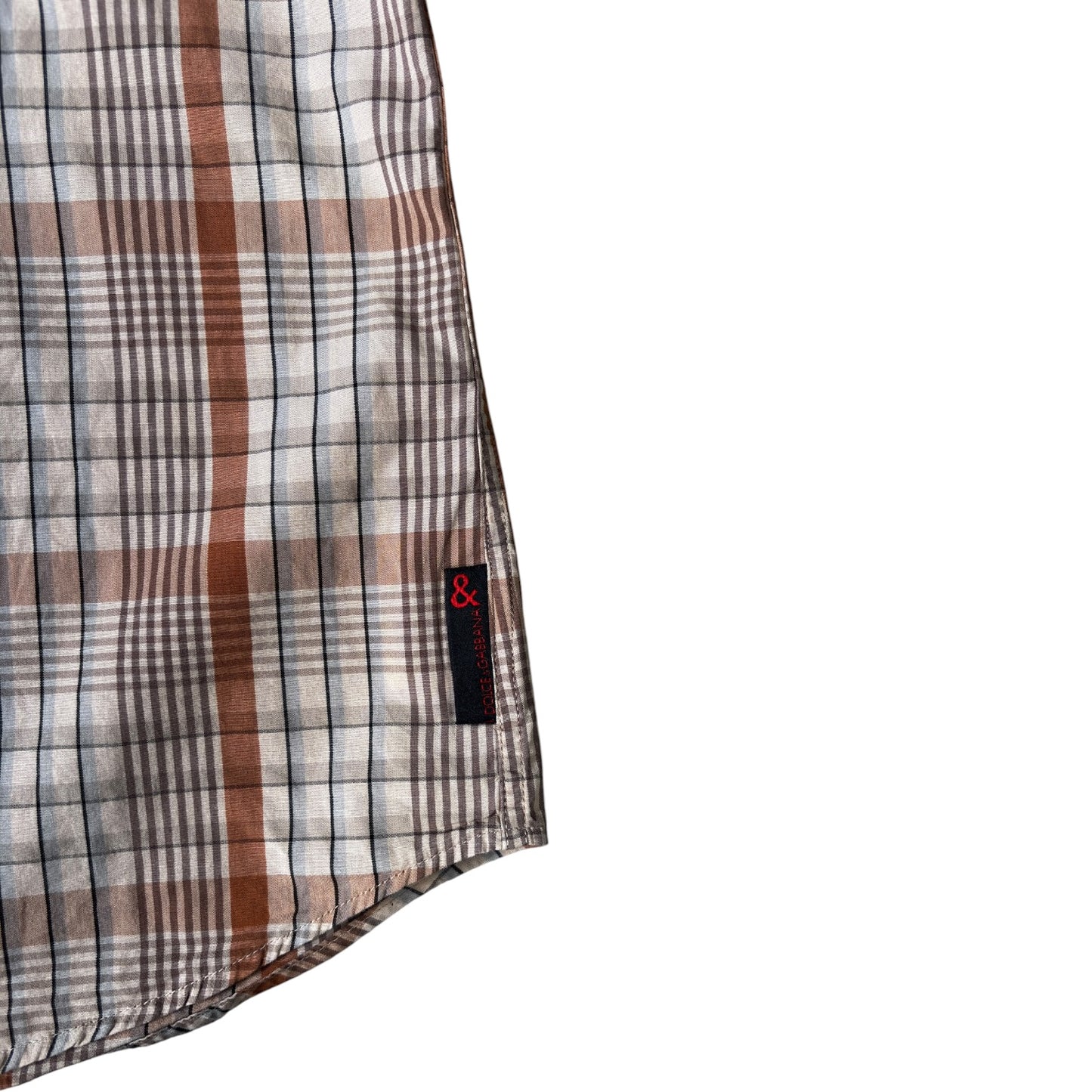 Dolce & Gabbana 00’s Multi Pocket Plaid Shirt M