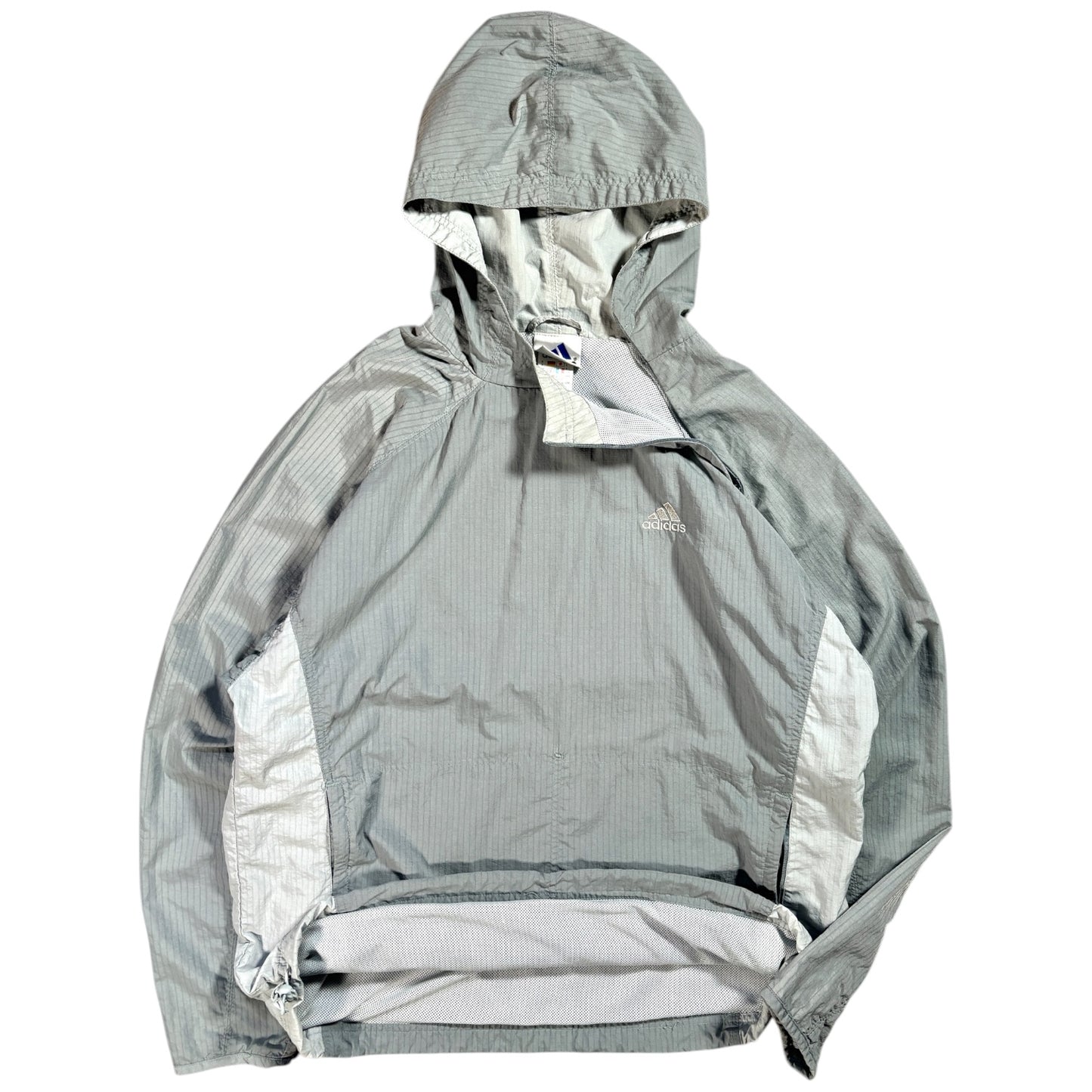 Adidas 2001 Asymmetric Microgrid Shoulder Zip Jacket L