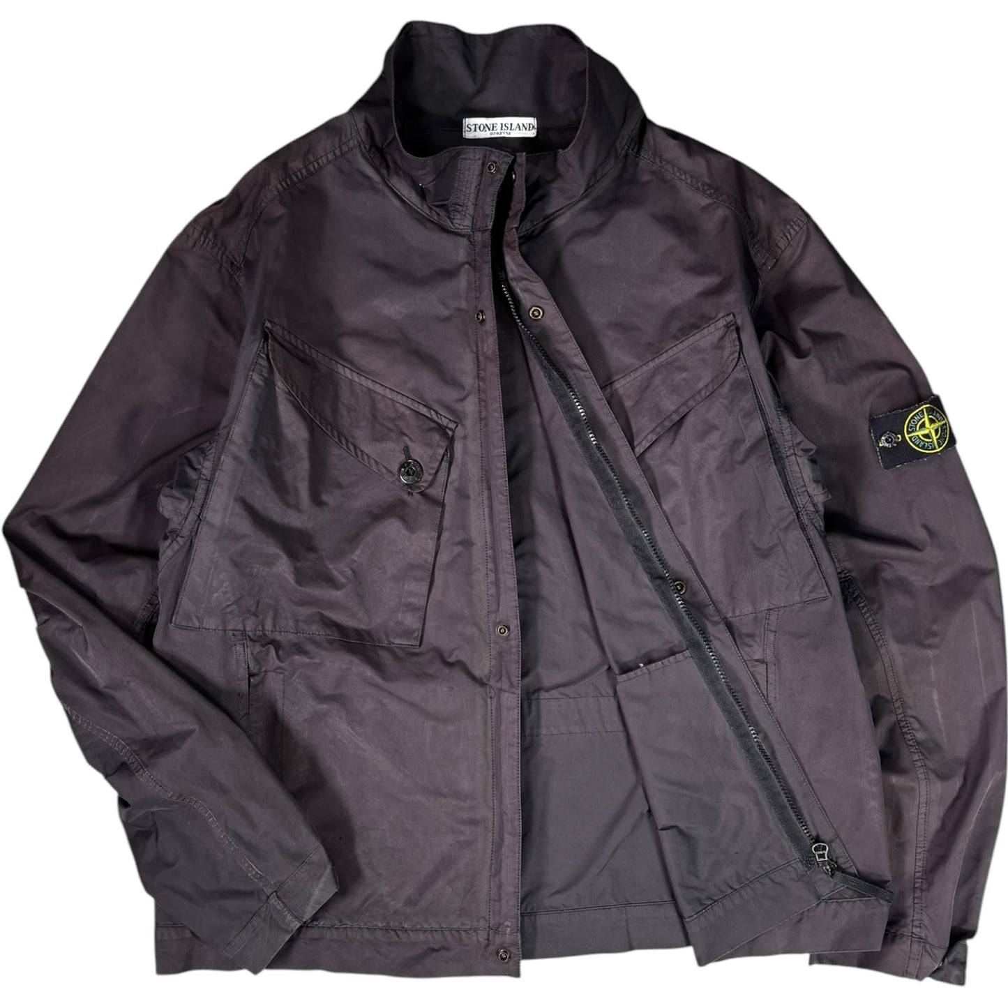 Stone Island 2006 Lightweight Dual Flap Nylon Jacket XL