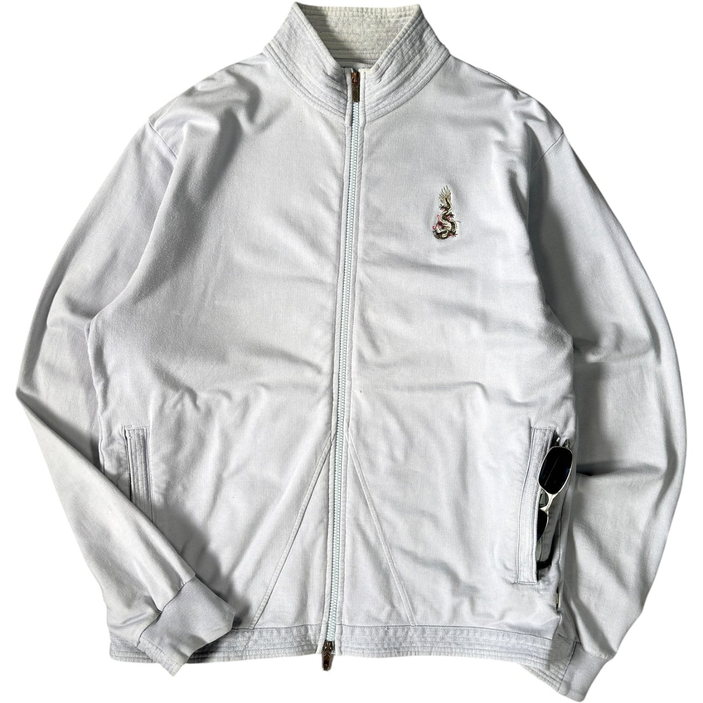 Maharishi 00’s Full Zip Embroidered Cotton Jacket L