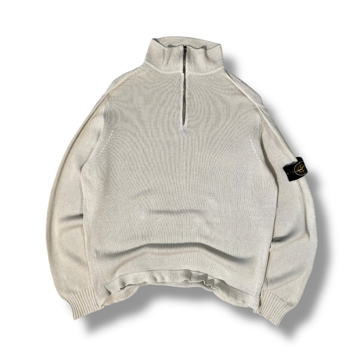 Stone Island 00’s Quarter Zip Lightweight Knit Large