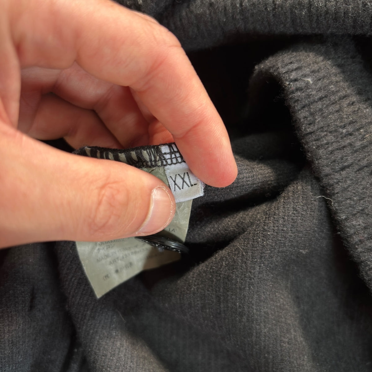 Stone Island 2005 Heavy Wool Knit Buttoned Jumper XL