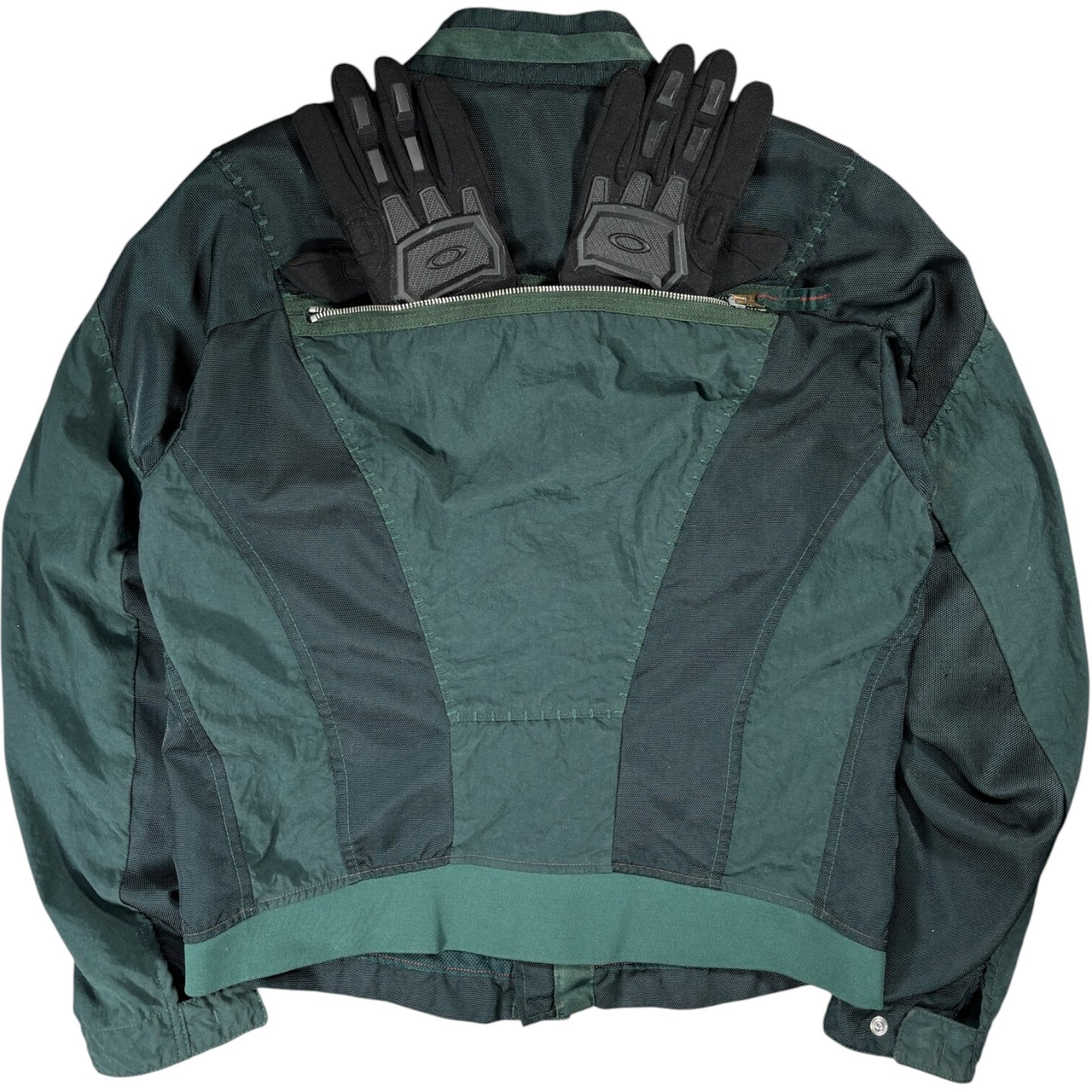 Marithe + François Girbaud Ultimate Zippers Deep Green Jacket L