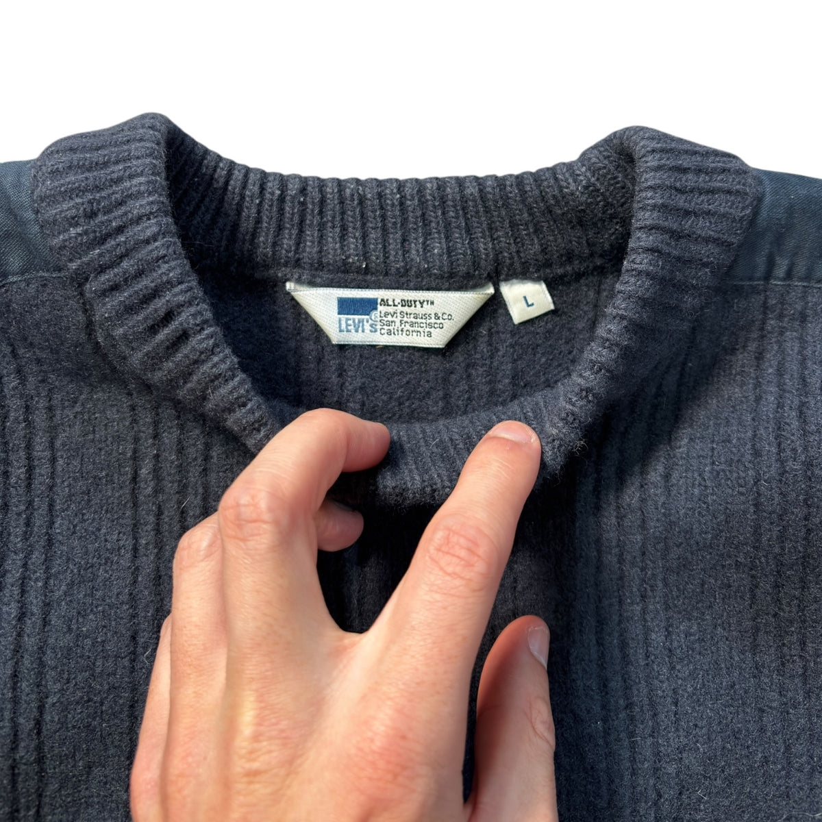 Levi’s All Duty 00’s Panelled Wool Jumper L