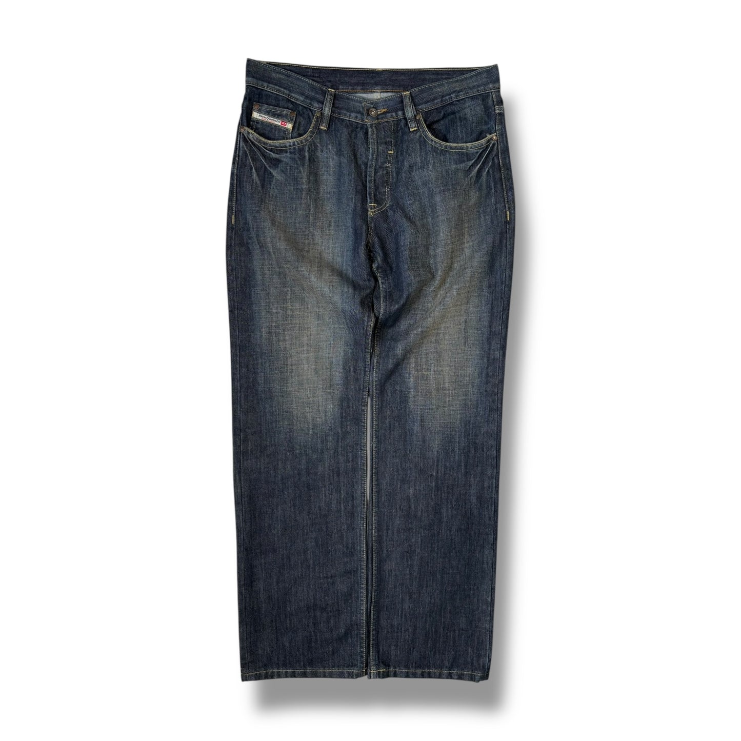 Diesel 00’s Indigo Wash Patch Jeans 36W