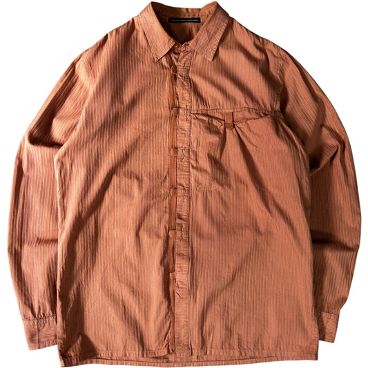 Marithé + François Girbaud Snap Front Utility Shirt L
