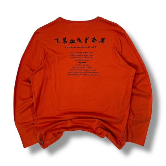 Armani Jeans 00’s “Enjoy Sex” Longsleeve T Shirt Large