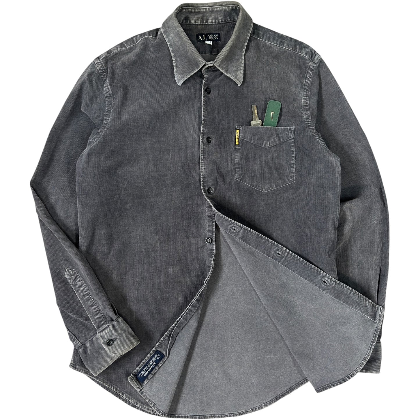Armani Jeans 00’s Mini Corduroy Shirt M