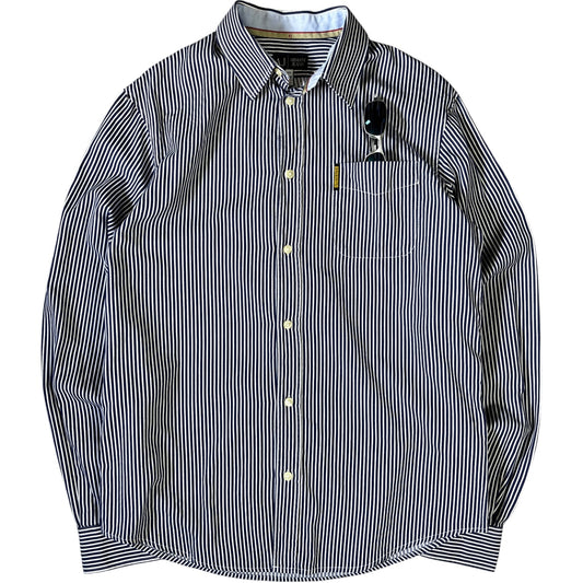 Armani Jeans 00’s Striped Long Sleeve Shirt XL