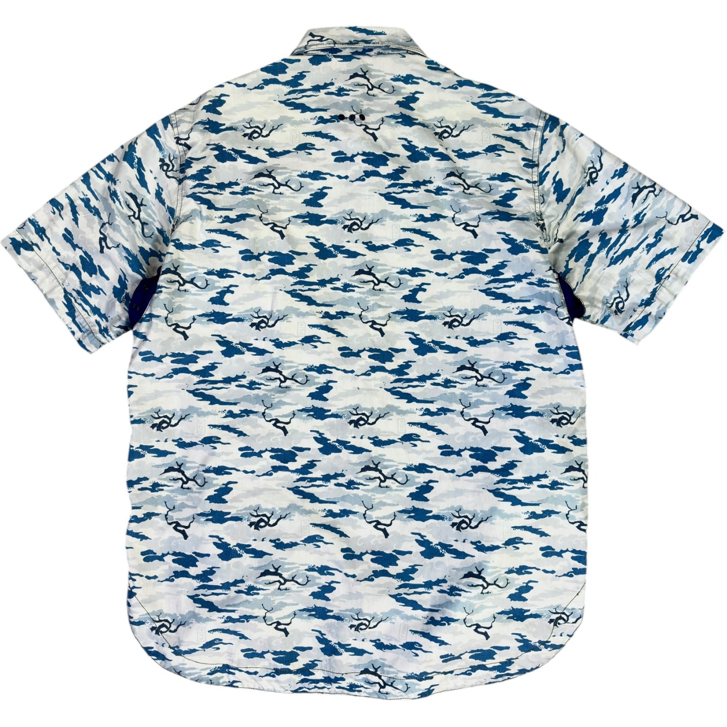 Maharishi 00’s Ventilated Camo Short Sleeve Shirt M