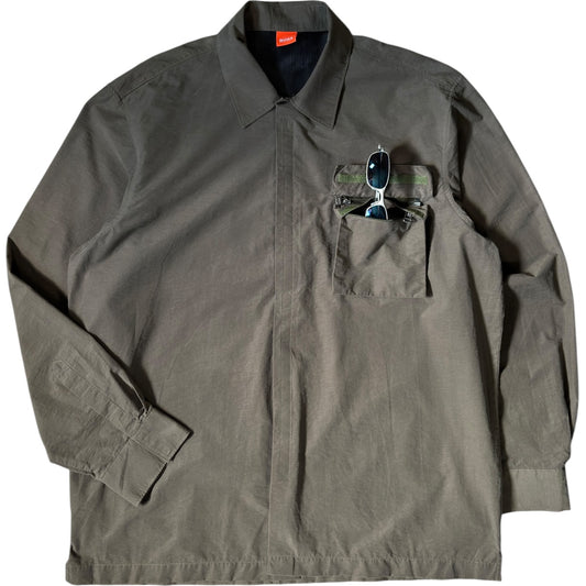 Hugo Boss Orange 00’s Detachable Pocket Nylon Shirt L