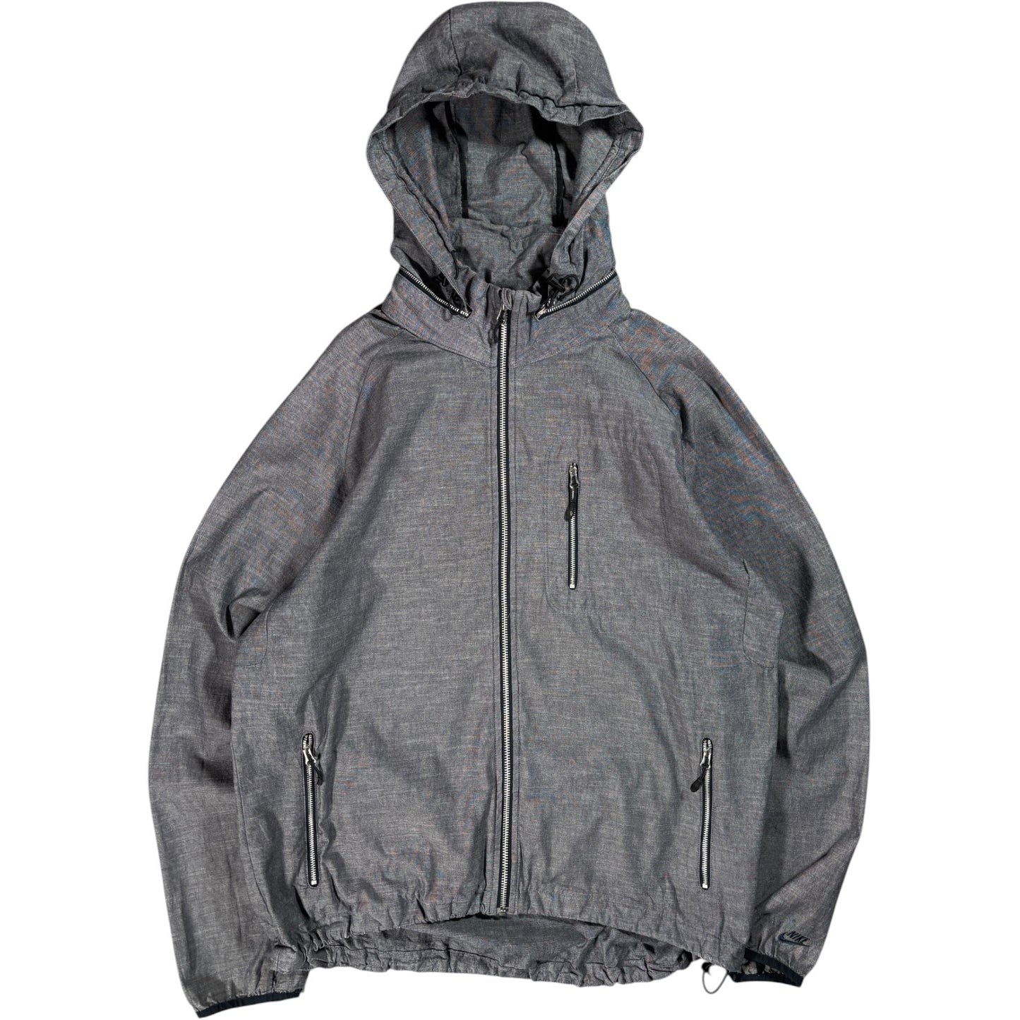 Nike 00’s Full Zip Hooded Cotton Jacket L