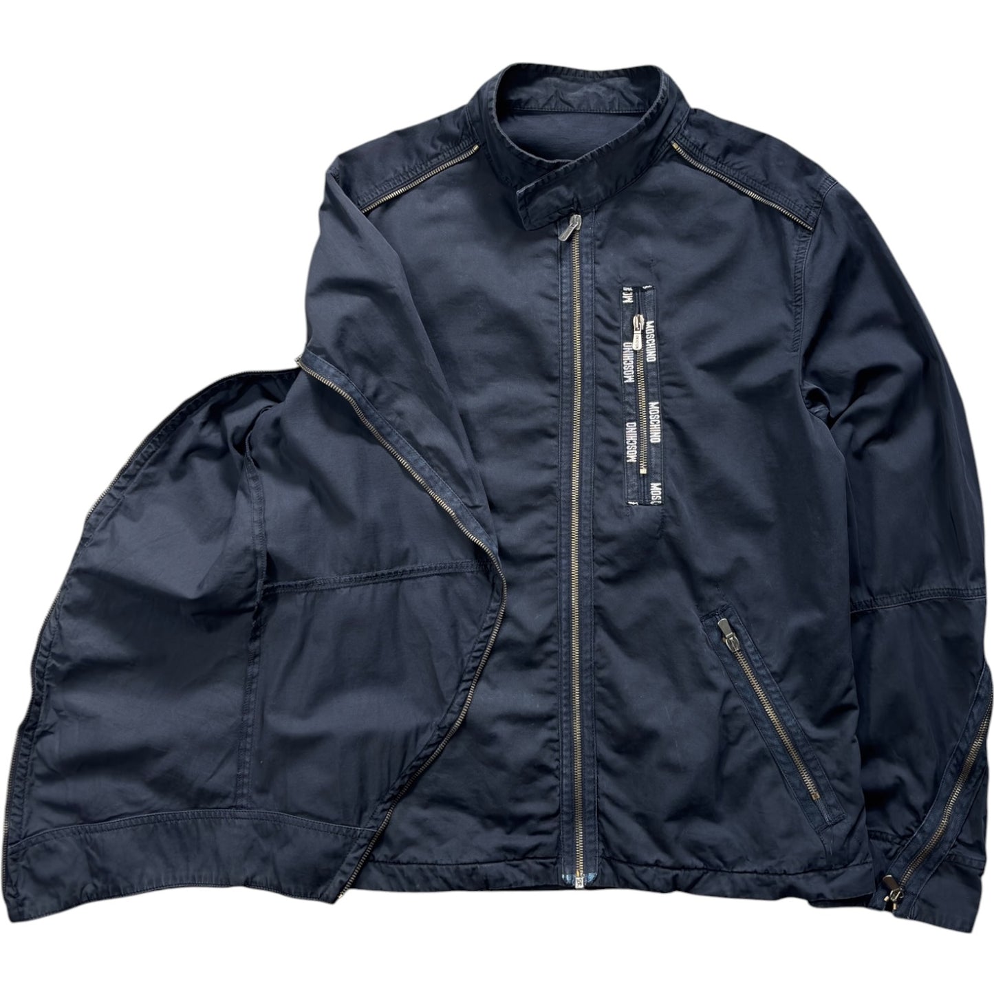 Moschino 00’s Sleeve Zipper Jacket M