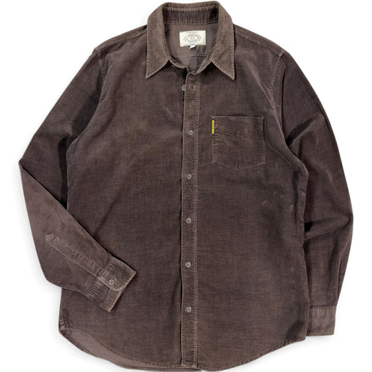 Armani Jeans 90’s Velour Long Sleeve Shirt L