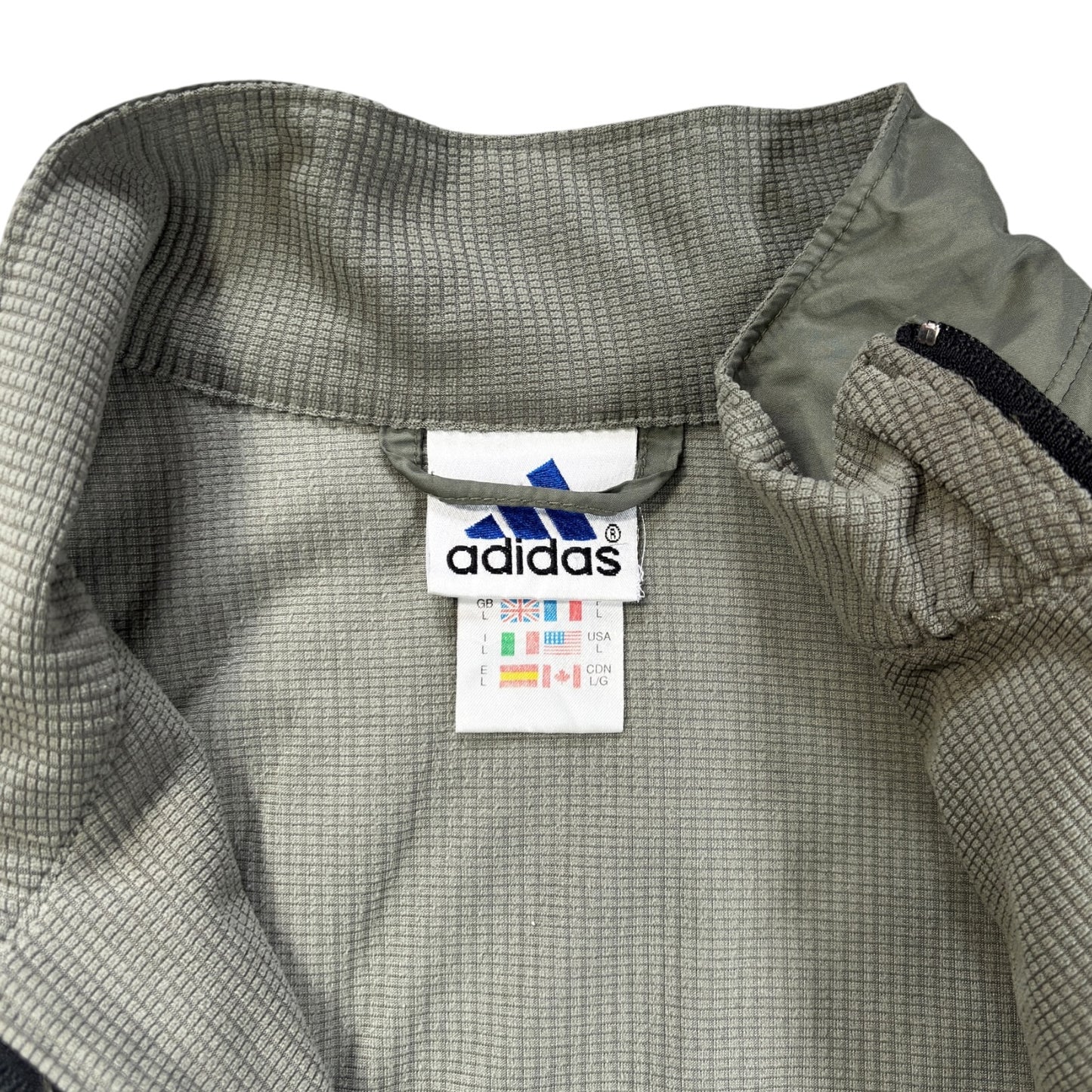 Adidas 2001 Panelled ClimaWarm Fleece Jacket L