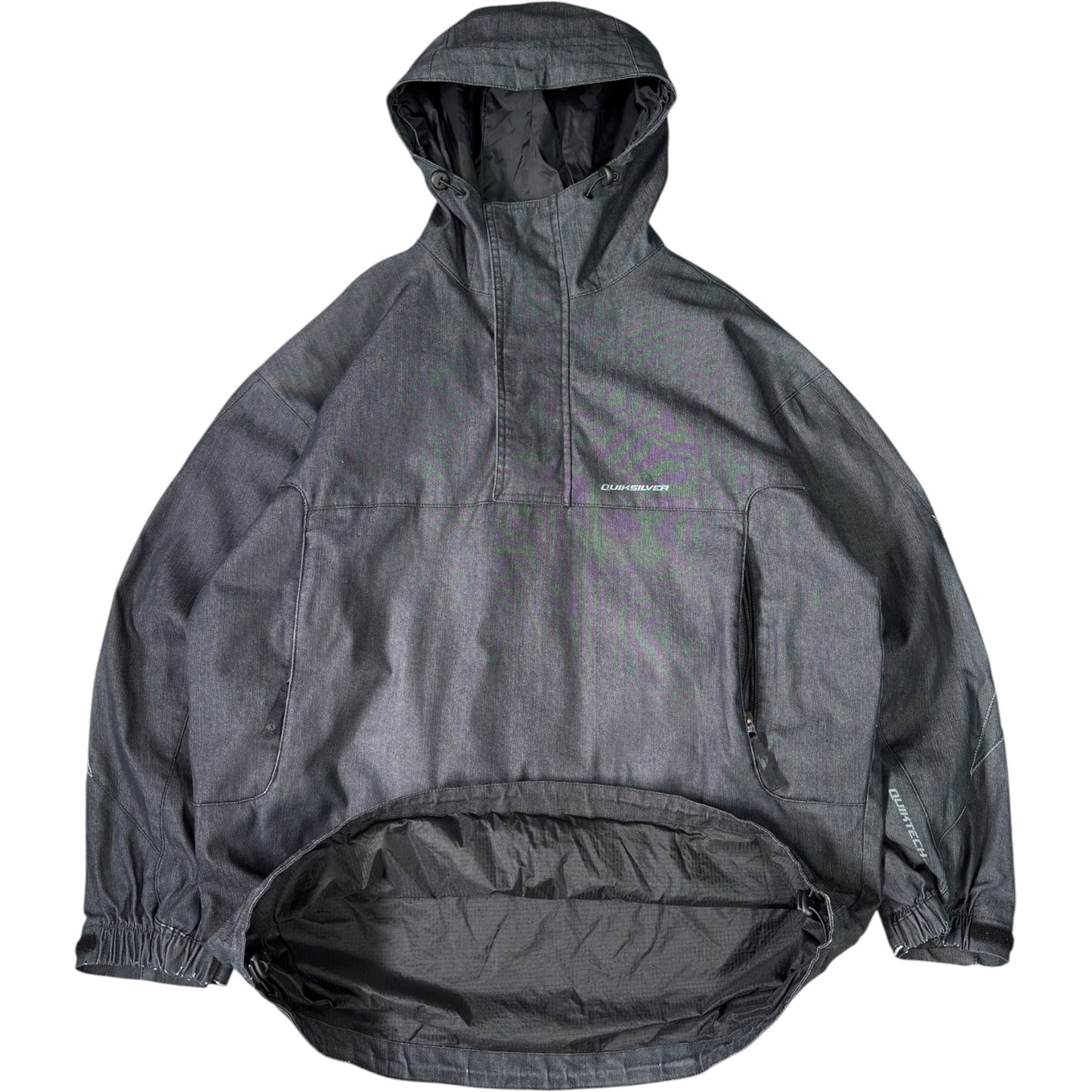 Quiksilver 00’s Quiktech “Spy Games” Cotton Half Zip Anorak Jacket M