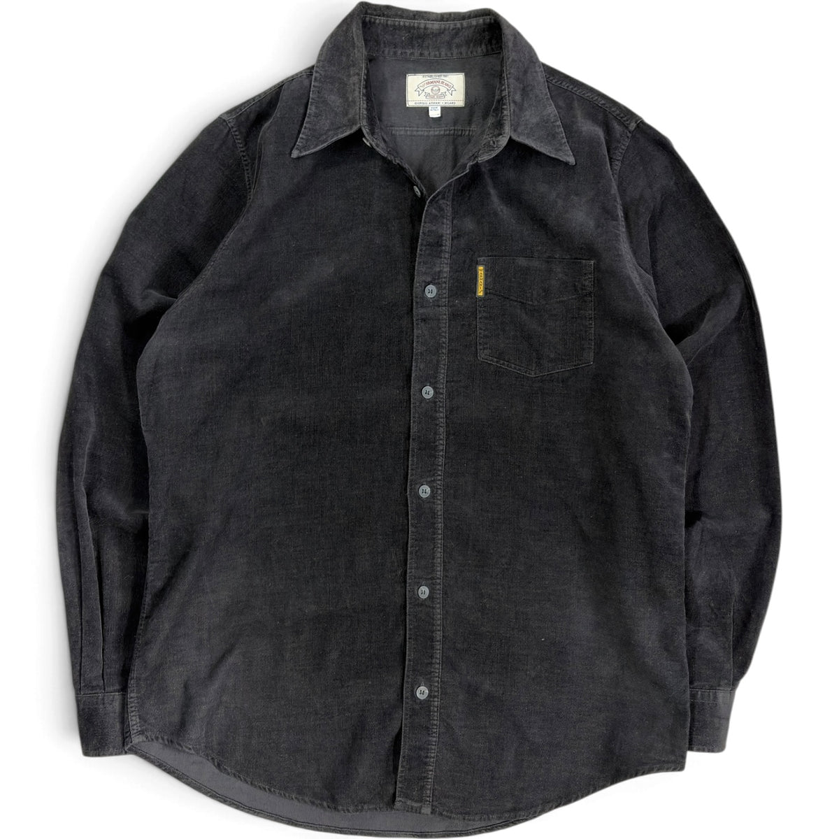 Armani Jeans 90’s Velour Long Sleeve Shirt L