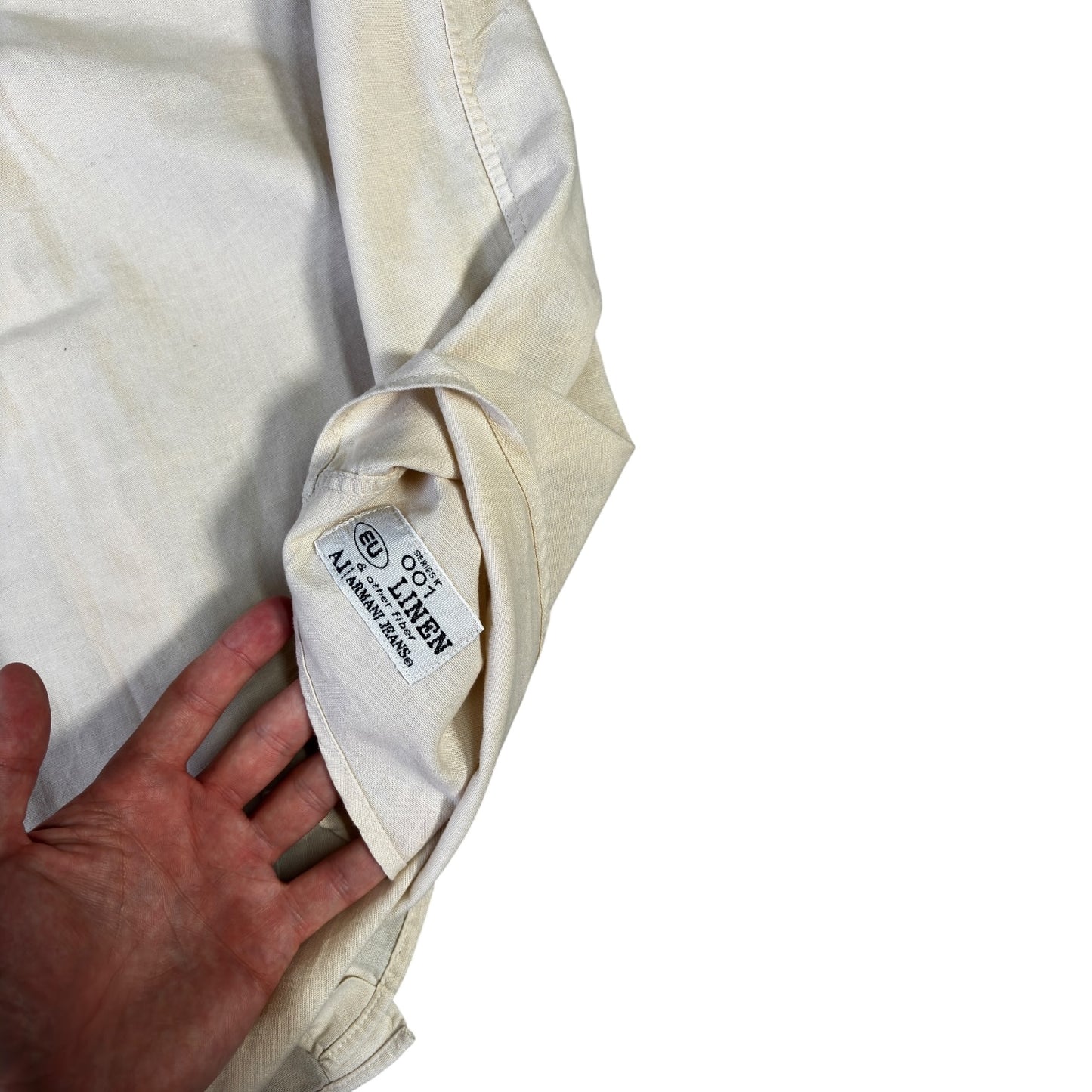 Armani Jeans 00’s Dual Pocket Linen Shirt L