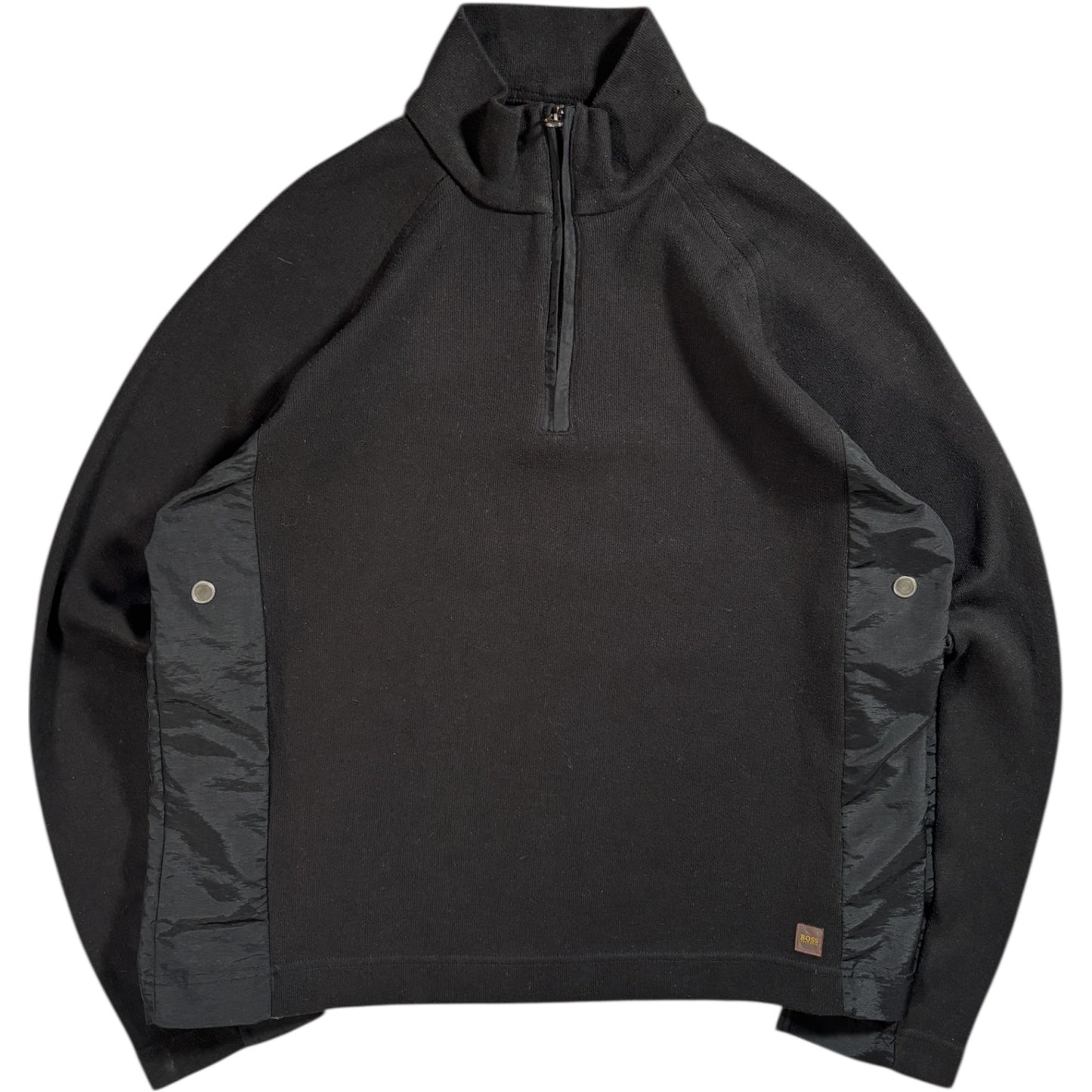 Hugo Boss 00’s Panelled Quarter Zip Pullover L