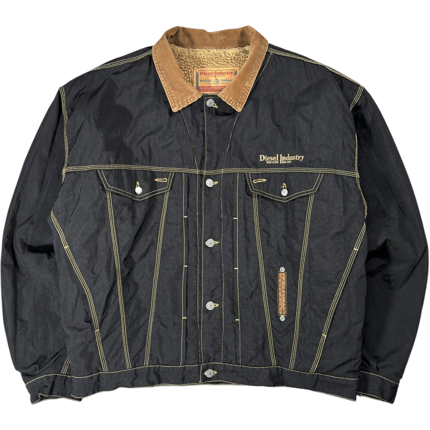 Diesel 90’s “Denver” Sherpa Trucker Jacket XL