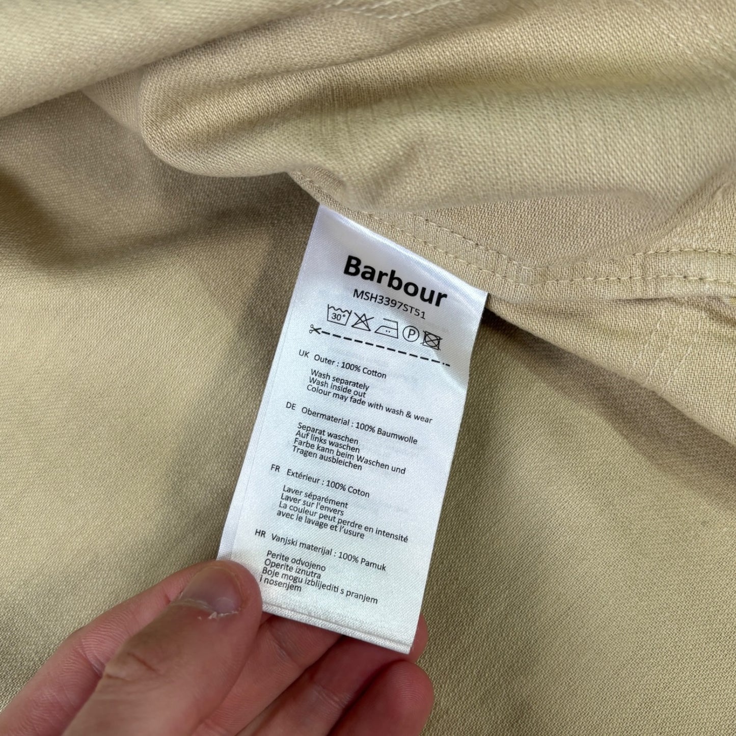 Barbour x White Mountaineering 2015 Work Shirt L