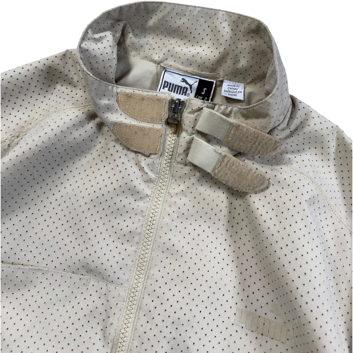 Puma Mostro 2004 Off White Technical Perforated Jacket M