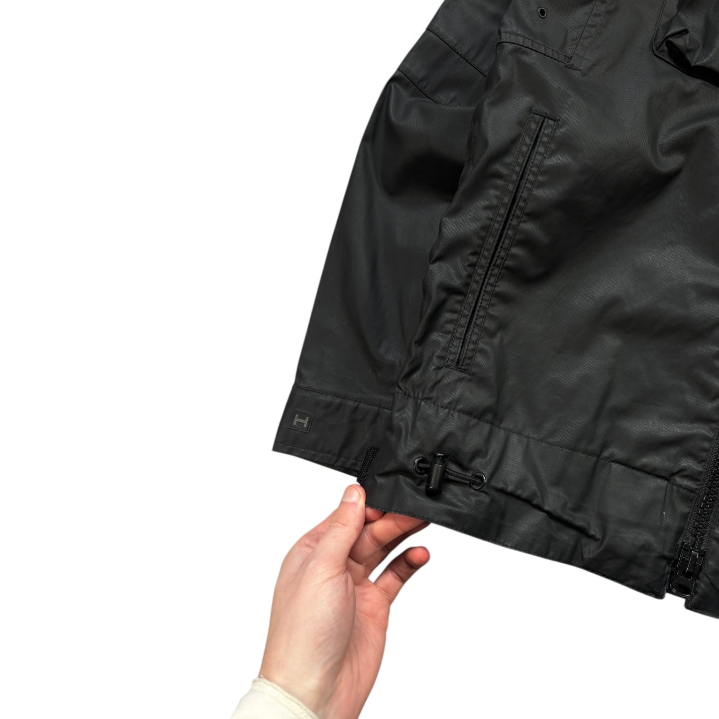Tommy Hilfiger 00’s Dual Zip Rubberised Jacket L